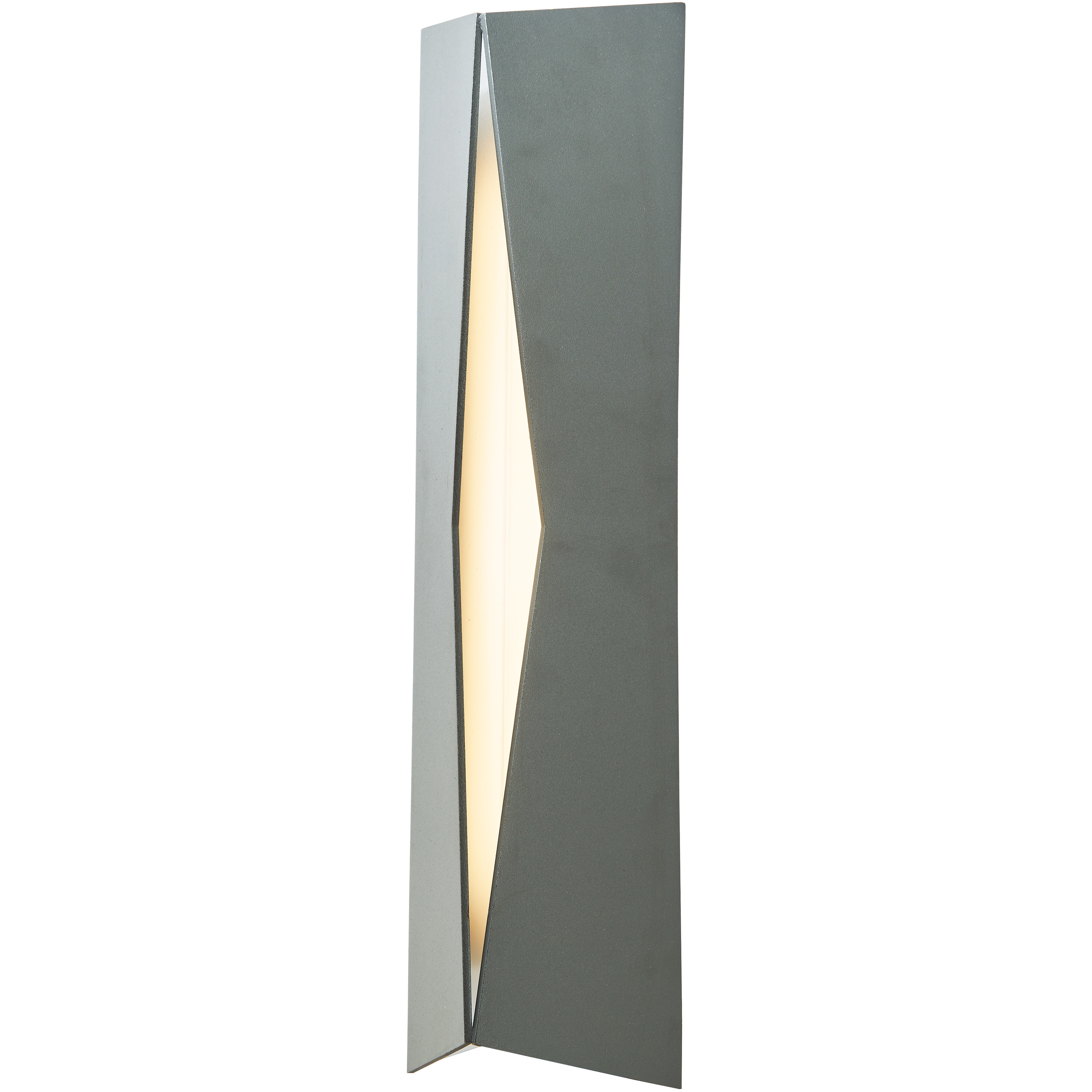 Omega LED 18 inch Matte Black Outdoor Wall Light