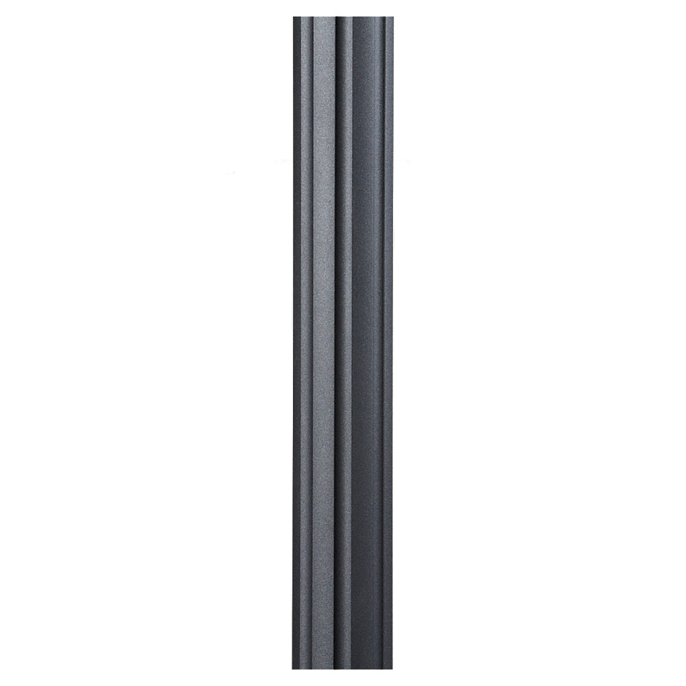Outdoor Posts 84.25 inch Black 7 Foot Outdoor Post