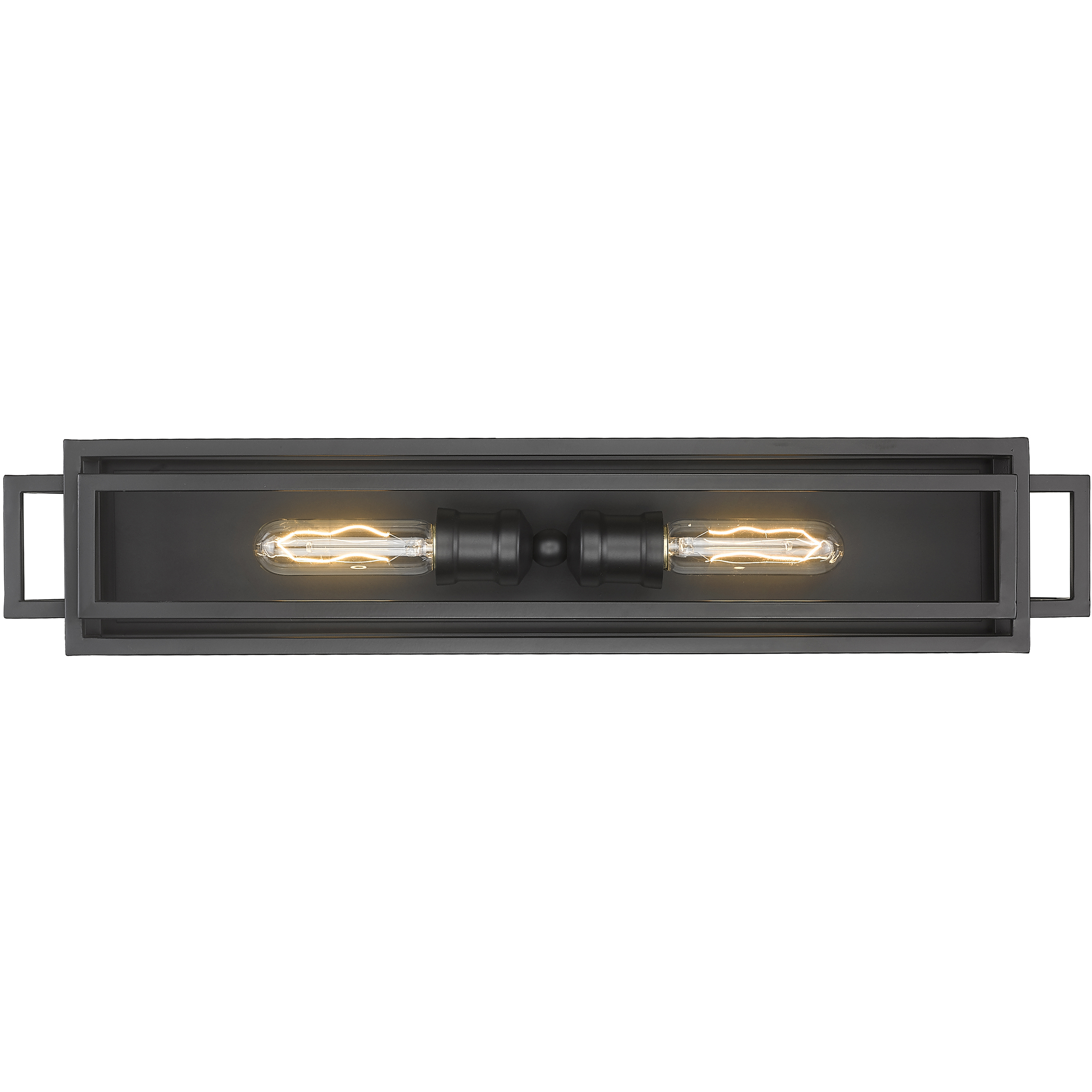 Titania 2 Light 4.75 inch Matte Black Vanity Wall Light