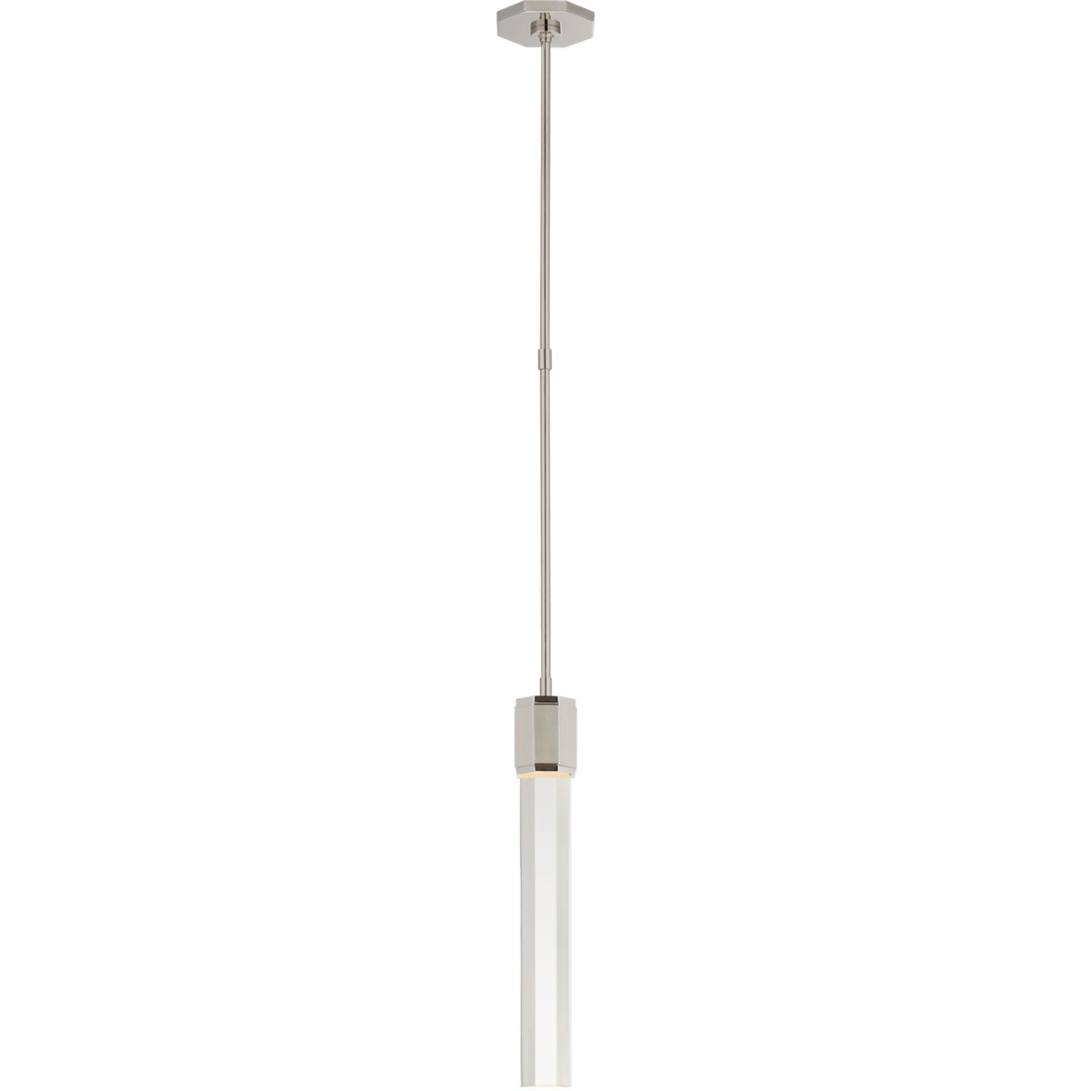 Lauren Rottet Fascio LED 3 inch Polished Nickel Pendant Ceiling Light