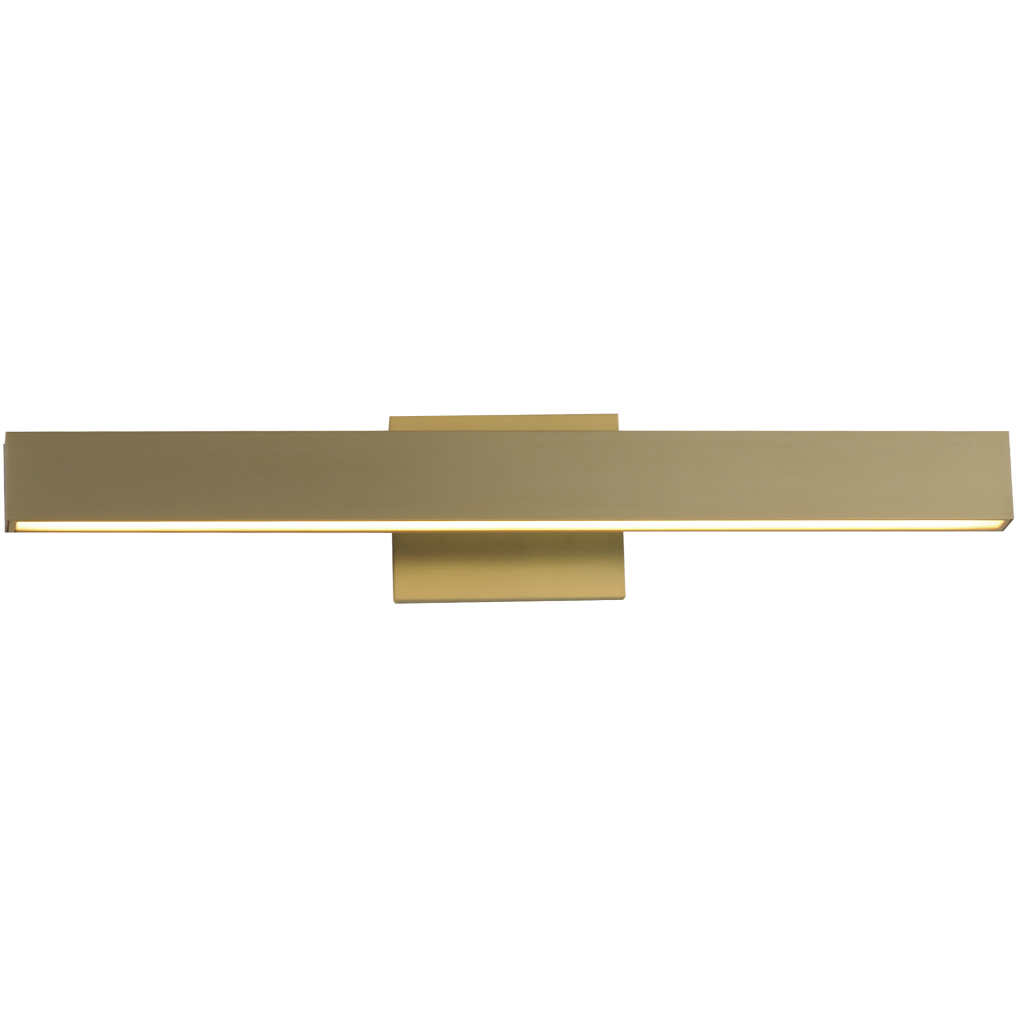 Alumilux Sideline LED 24 inch Satin Brass Bath Vanity Wall Light