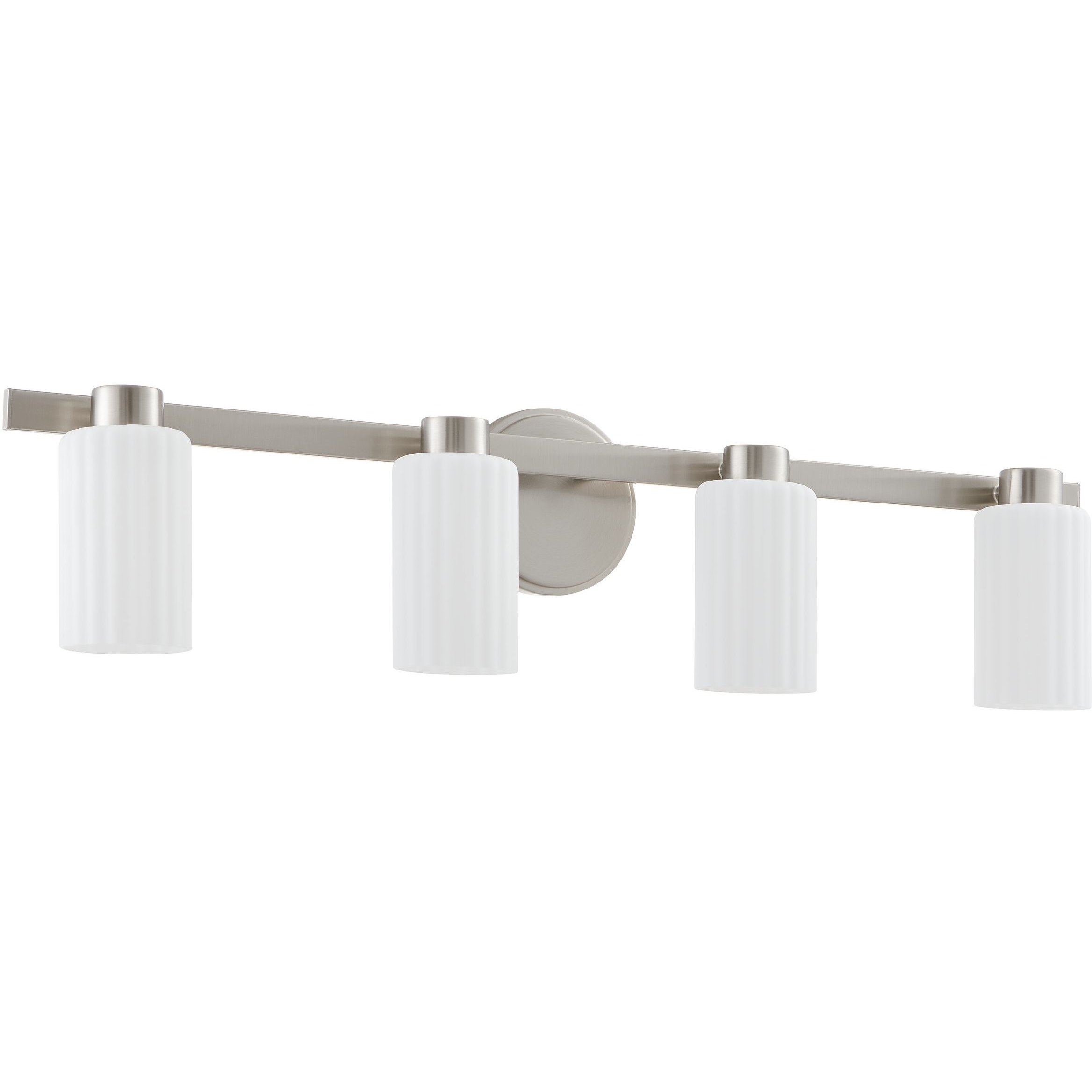 Bedminster 4 Light 30.5 inch Brushed Nickel Vanity Light Wall Light
