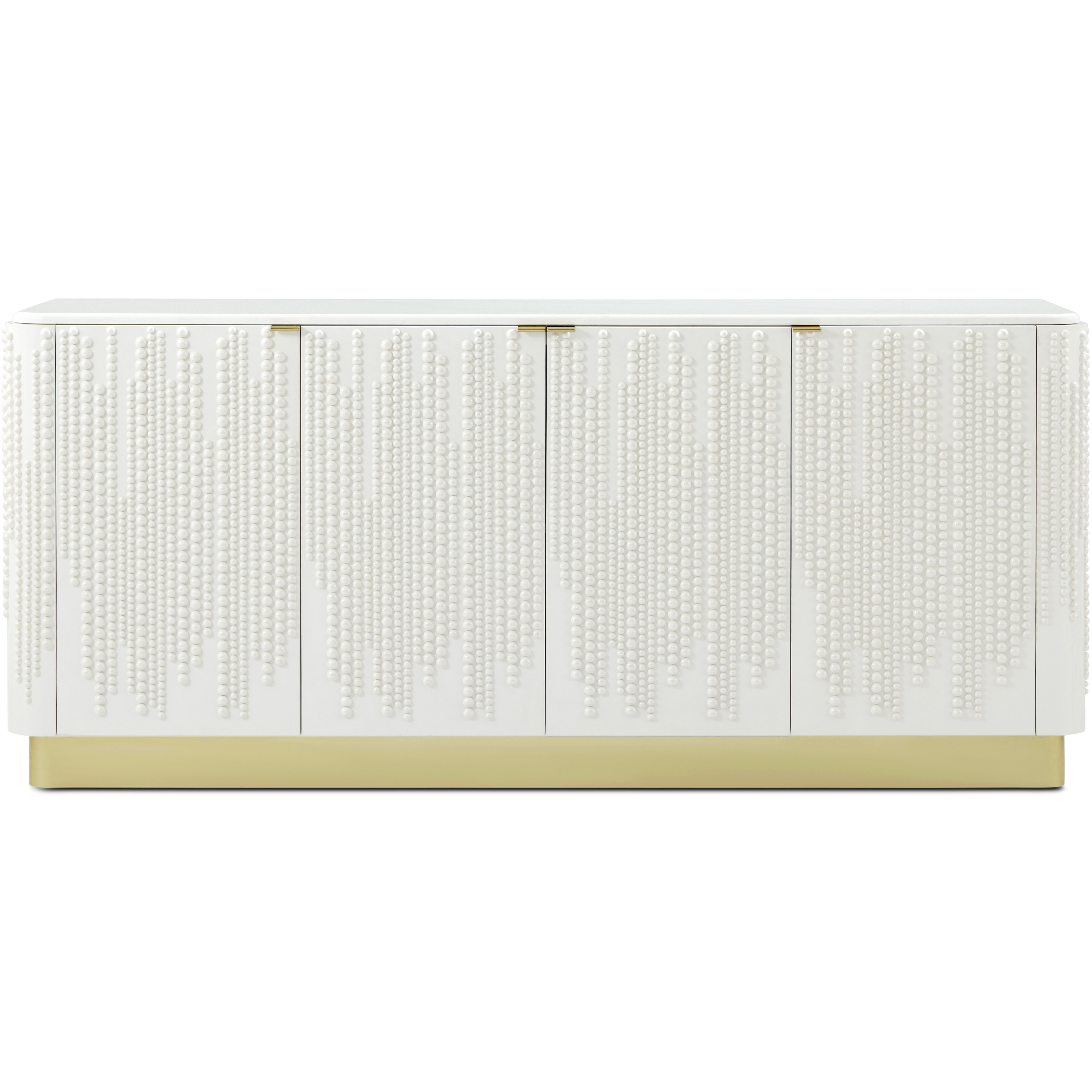 Judith Leiber Couture 77.5 X 20 inch Solstice Credenza, Wooden, 4-Door