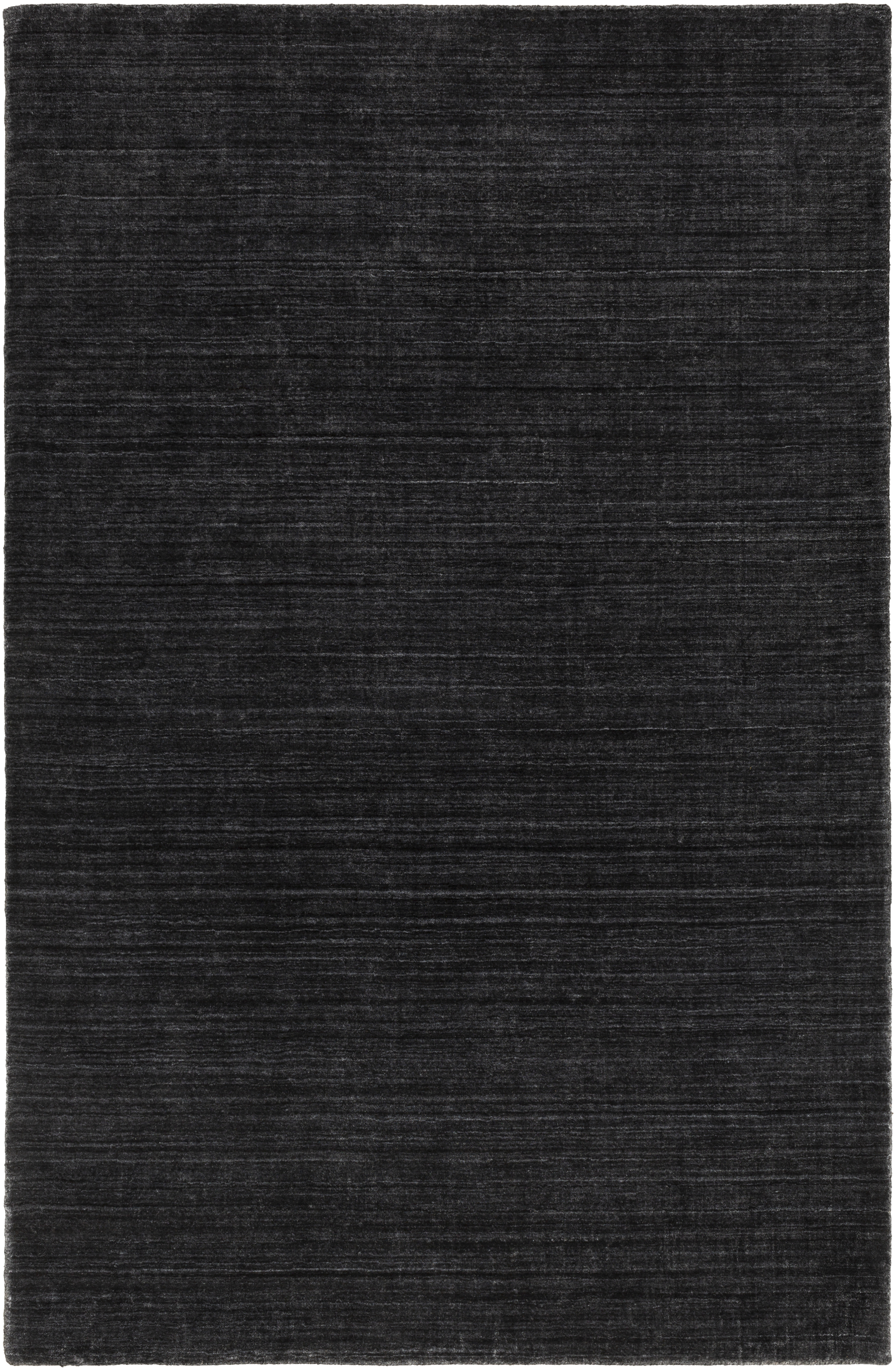 Torino 90 X 60 inch Black Rug in 5 x 8, Rectangle