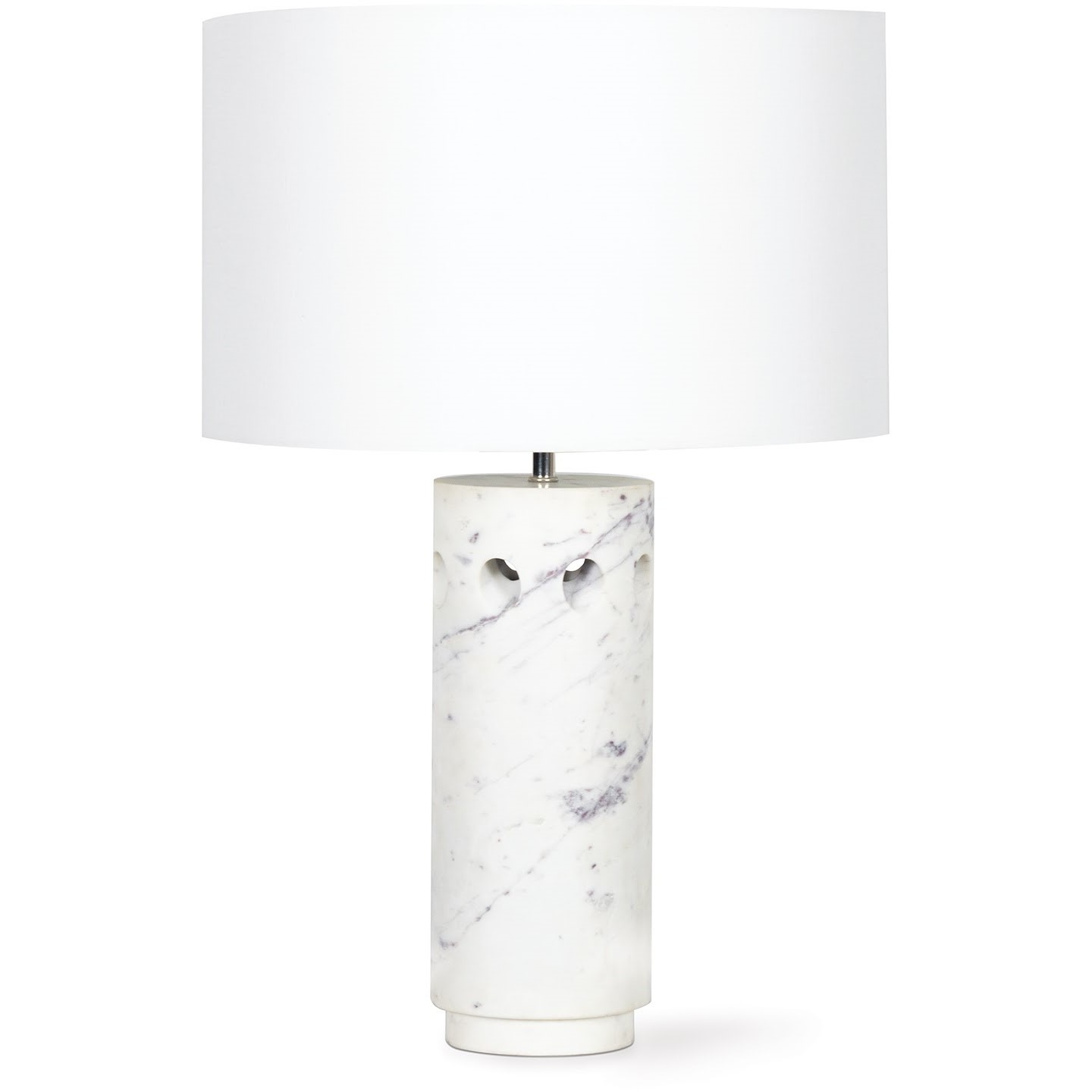 Odin 24.5 inch 150.00 watt White Table Lamp Portable Light