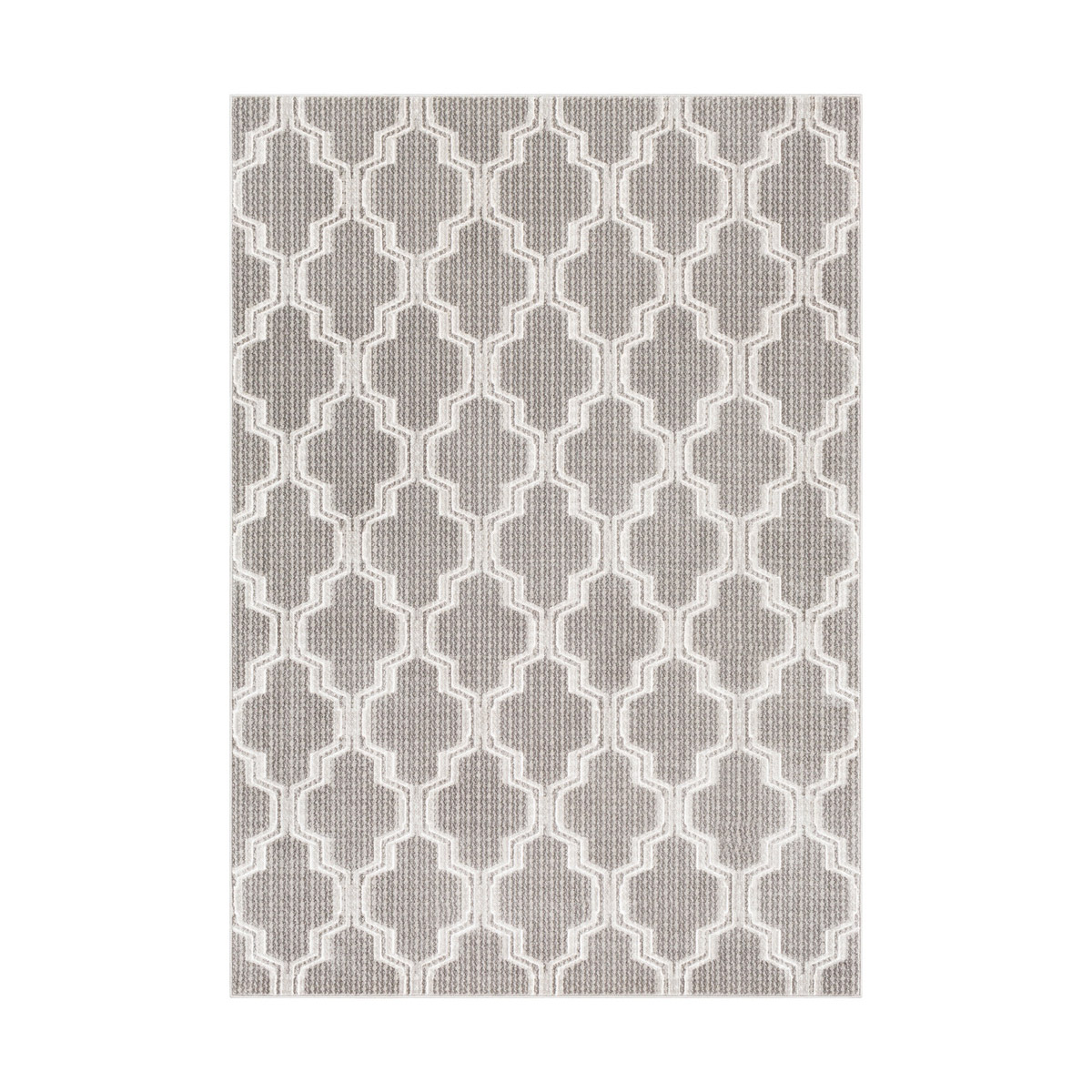 Lagom 35 X 24 inch Charcoal/Medium Gray/Light Gray/Ivory Rugs, Rectangle