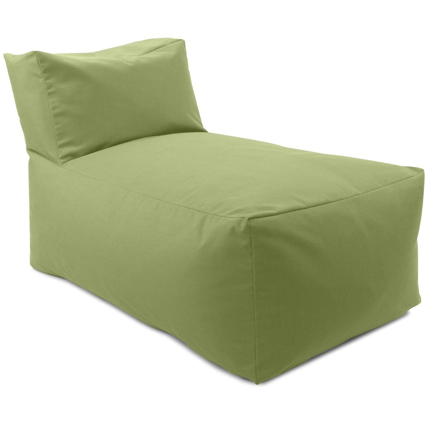 Seascape Moss Outdoor Pouf Lounge Cover