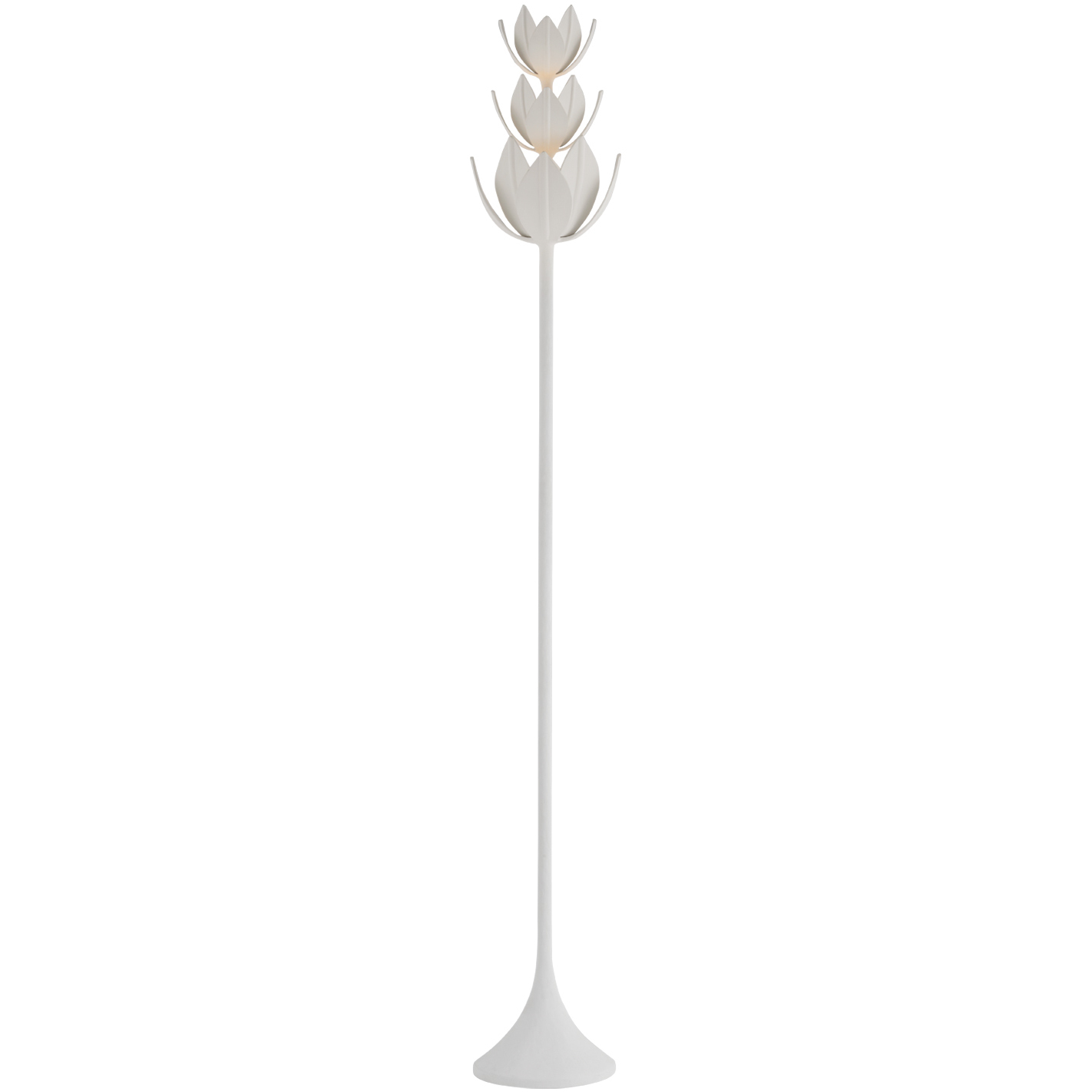 Julie Neill Alberto 70 inch 10 watt Plaster White Floor Torchiere Portable Light