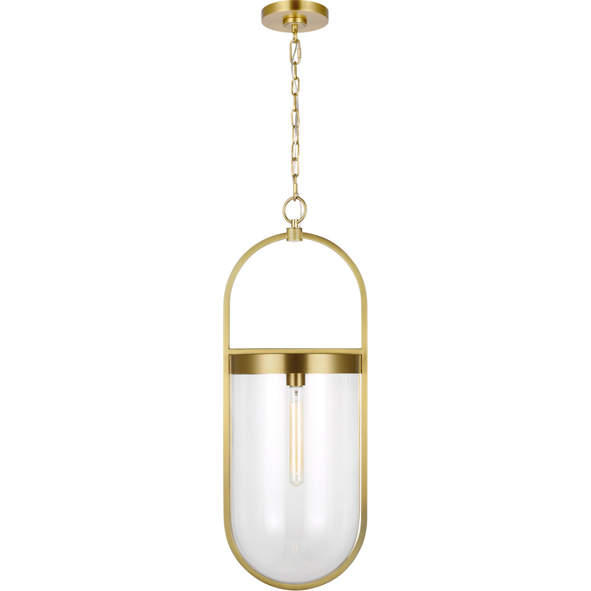 C&M by Chapman & Myers Blaine 1 Light 11.5 inch Burnished Brass Pendant Ceiling Light