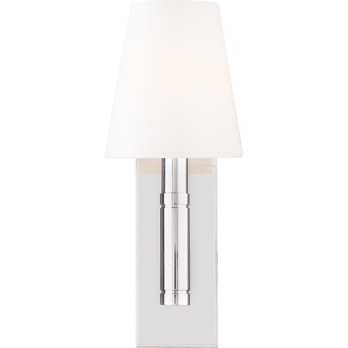 TOB by Thomas O'Brien Beckham Classic 1 Light 5.38 inch Polished Nickel Wall Sconce Wall Light