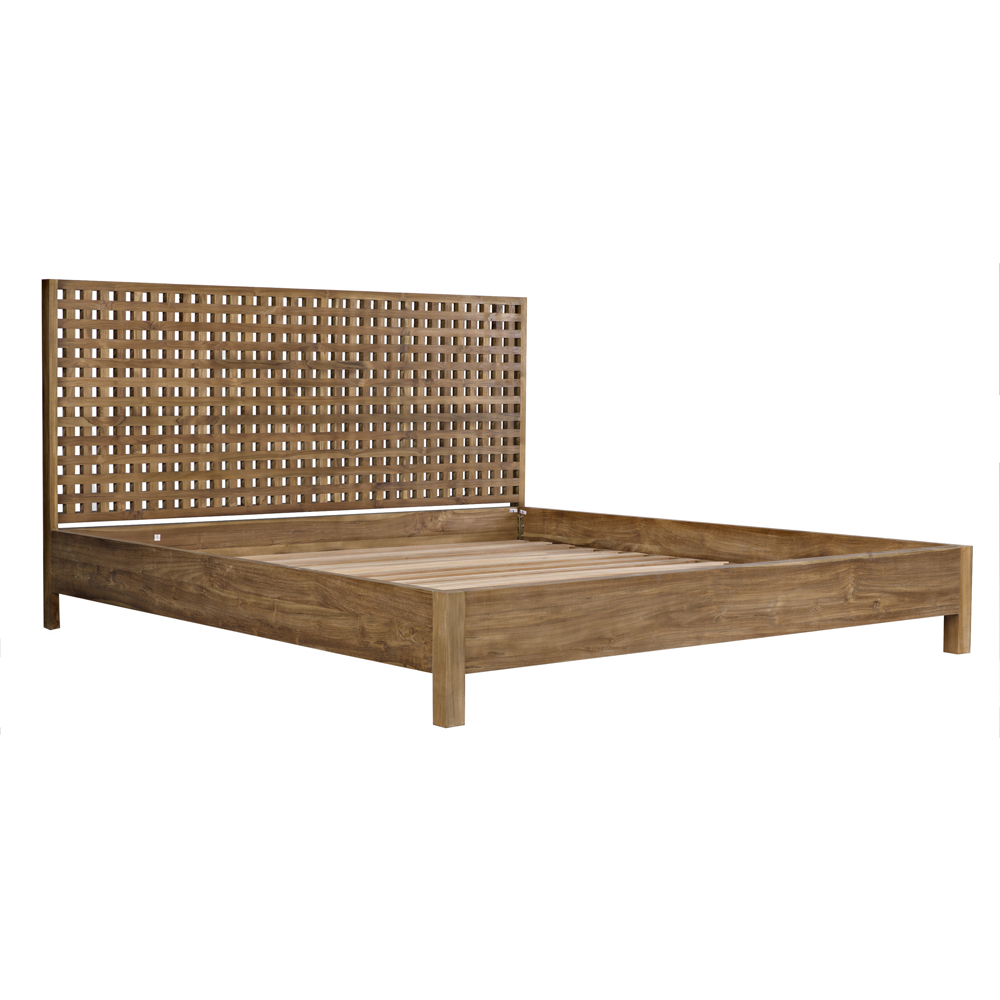 Quinnton Clear Coat Satin Bed, Eastern King