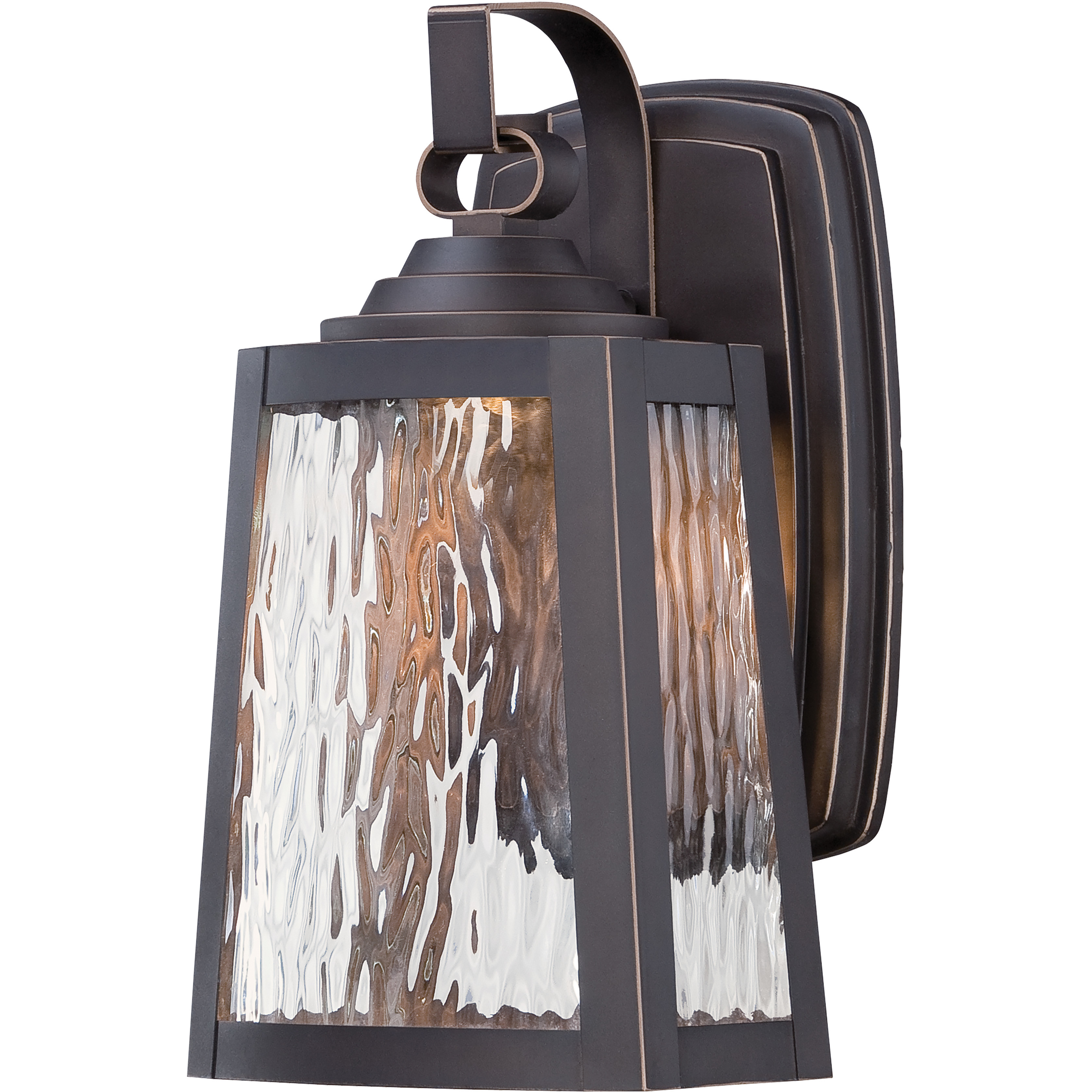 Talera LED 11 inch Oil Rubbed Bronze/Gold Outdoor Wall Mount, Great Outdoors