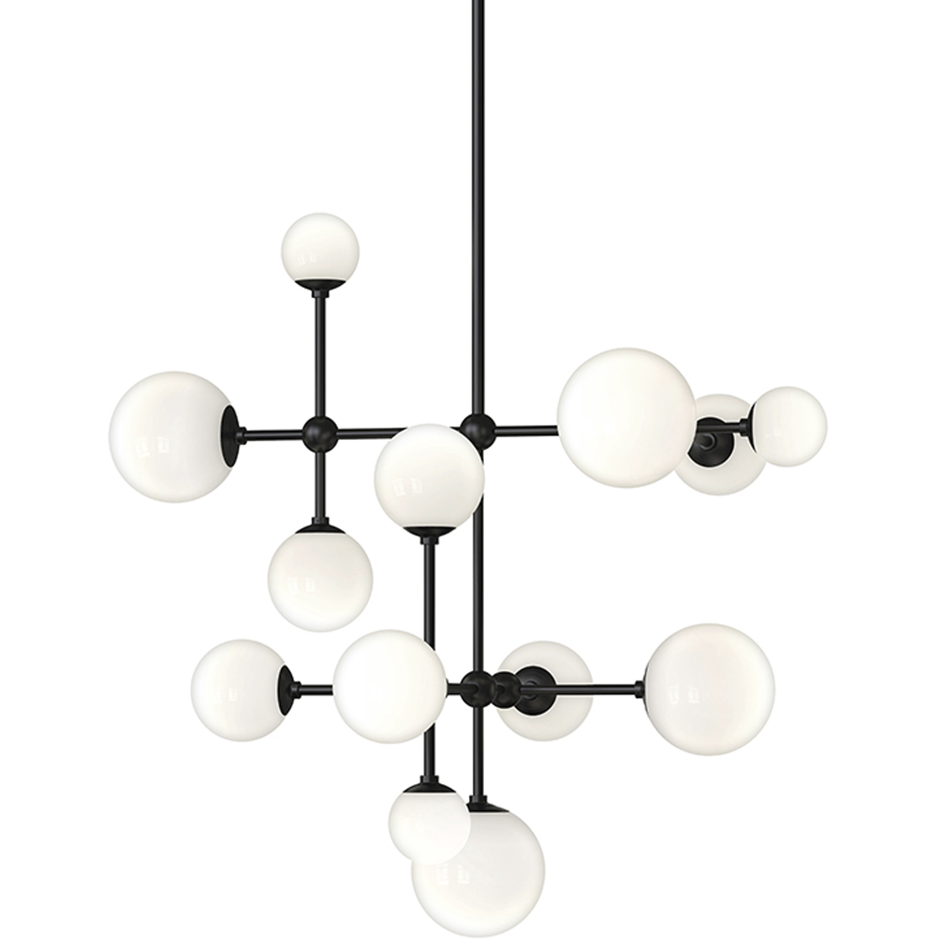 Sabon LED 29 inch Satin Black Pendant Ceiling Light
