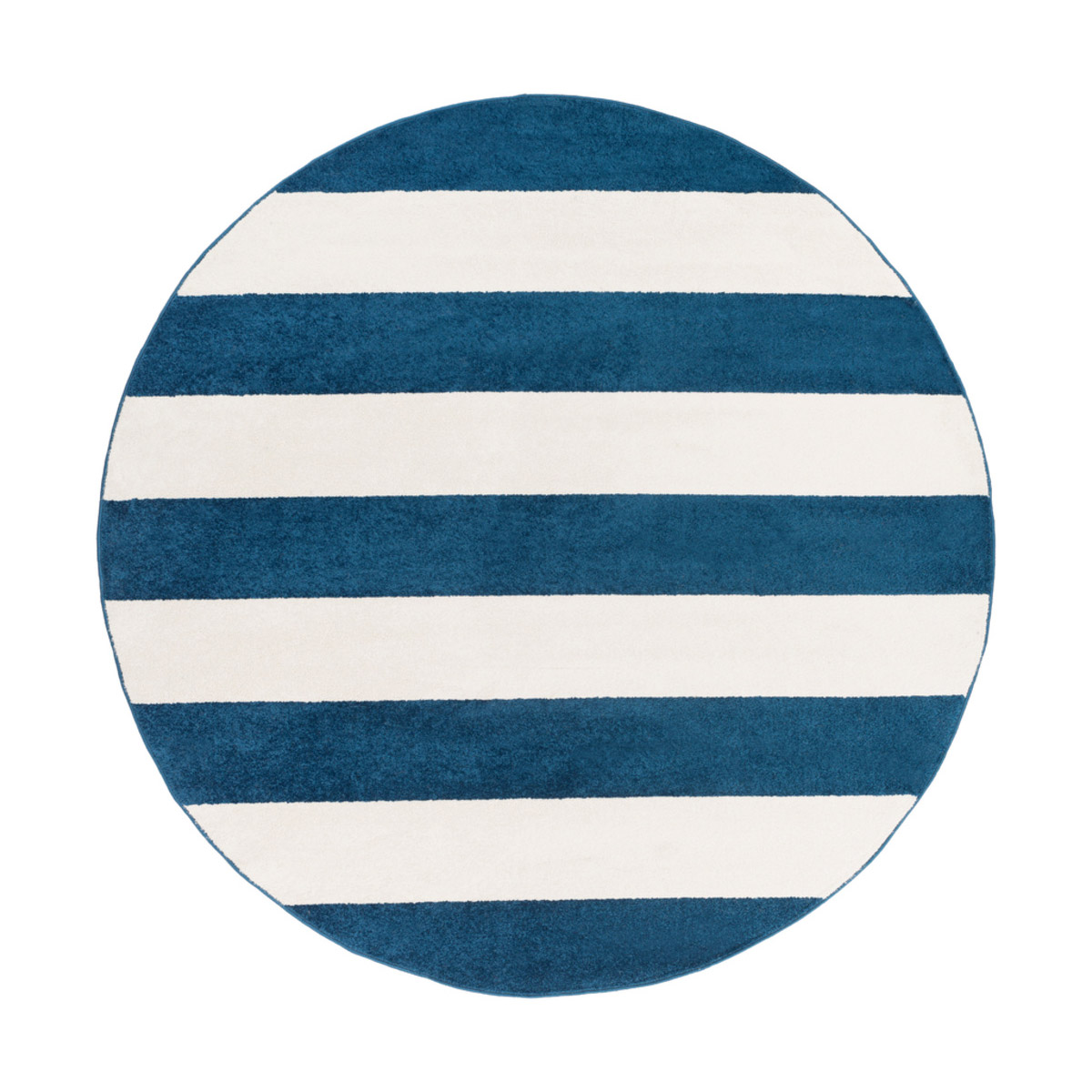 Horizon 94 inch Navy/Cream Rugs, Polypropylene