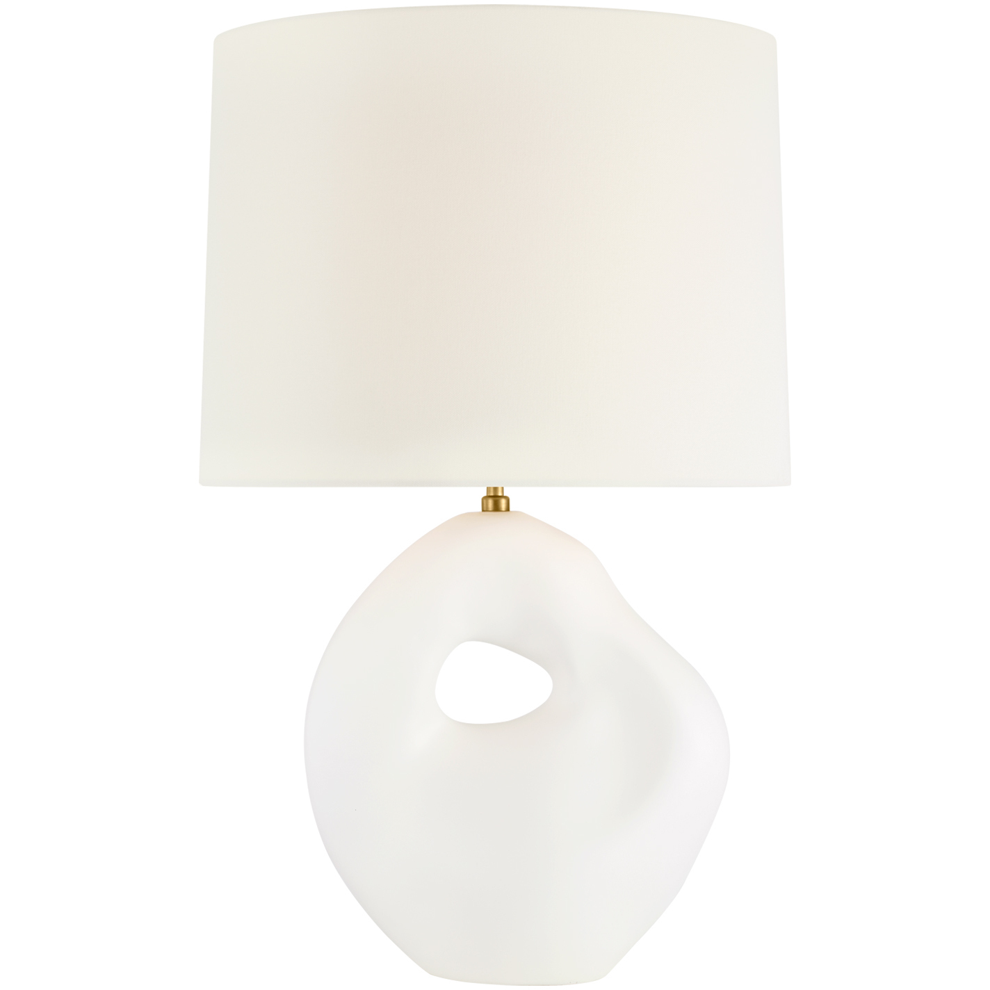 AERIN Adria 25.25 inch 4.6 watt Plaster White Cordless Table Lamp Portable Light