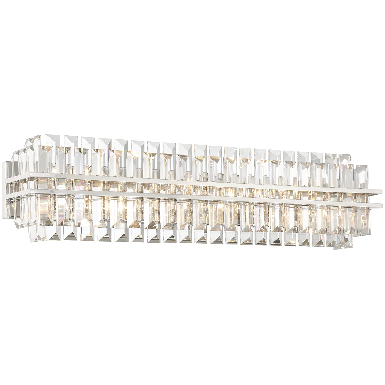 Hayes Bath Vanity Light Wall Light in Polished Nickel