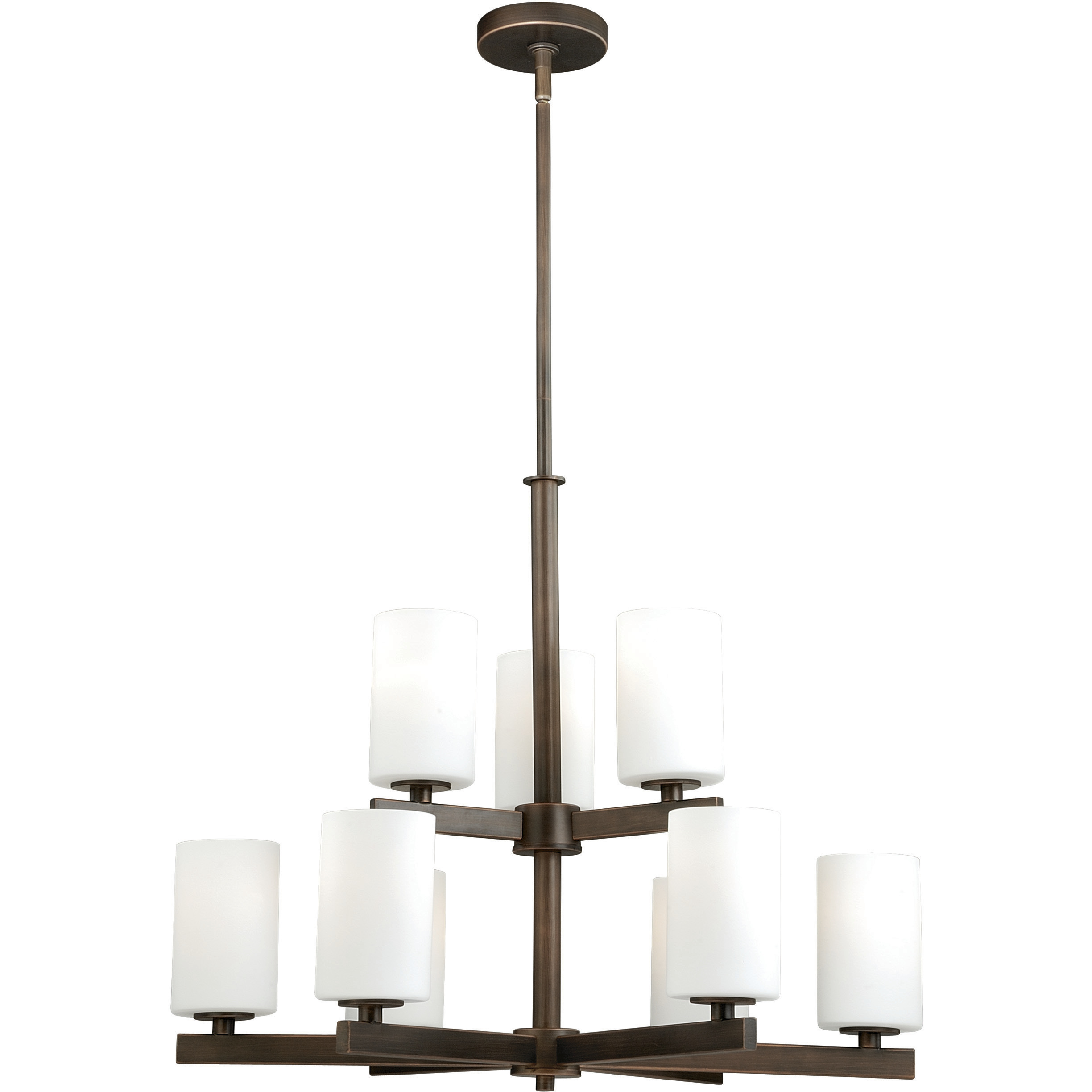 Glendale LED 26 inch Sienna Bronze Chandelier Ceiling Light