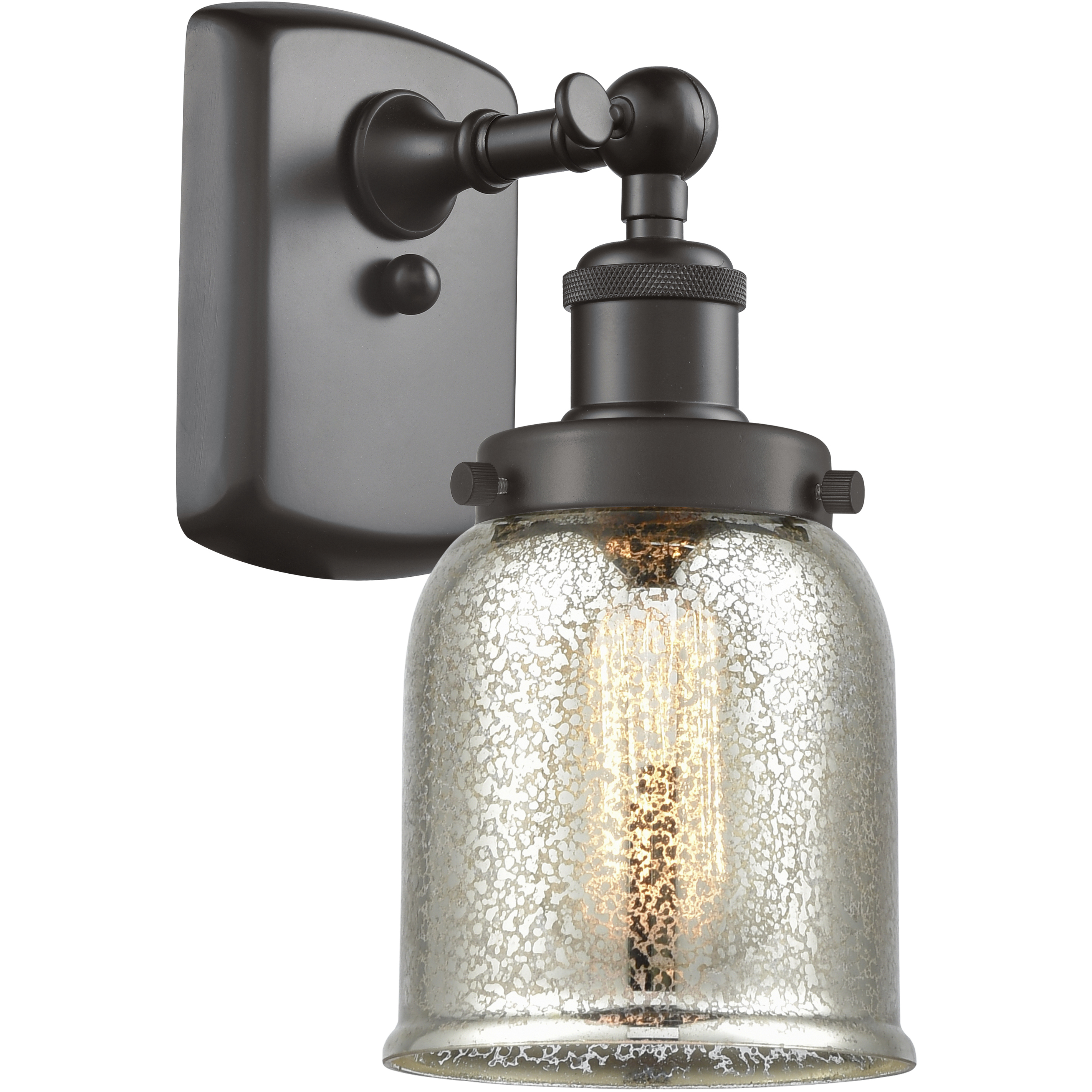 Small Bell 1 Light 5 inch Oil Rubbed Bronze Sconce Wall Light, Ballston