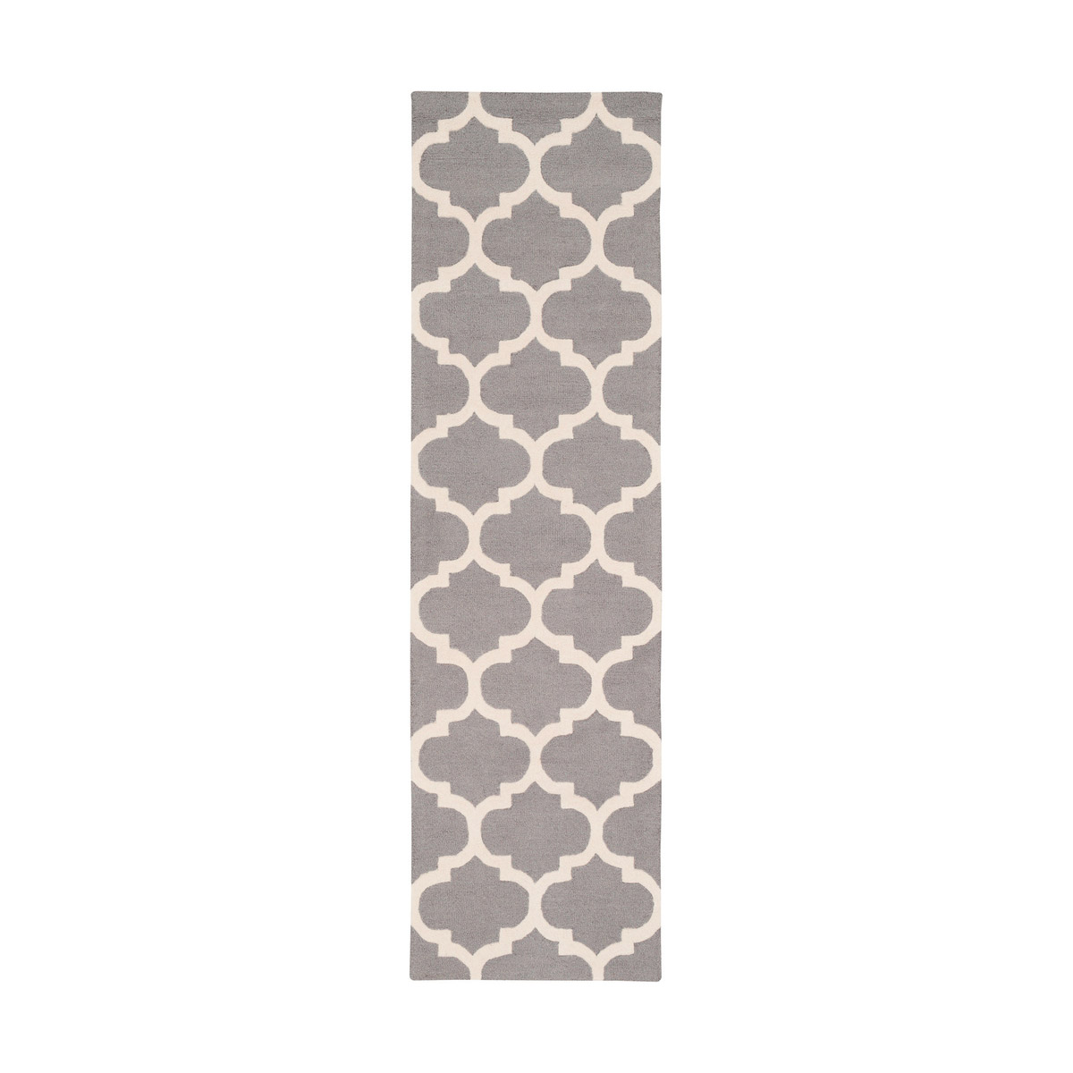 Pollack 42 X 42 inch Medium Gray/Cream Rugs, Round
