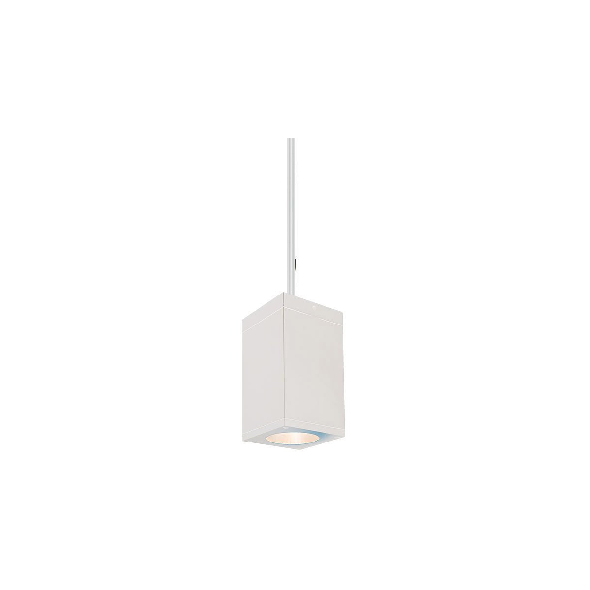 Cube Arch LED 5 inch White Outdoor Pendant in Spot, 90, 3000K
