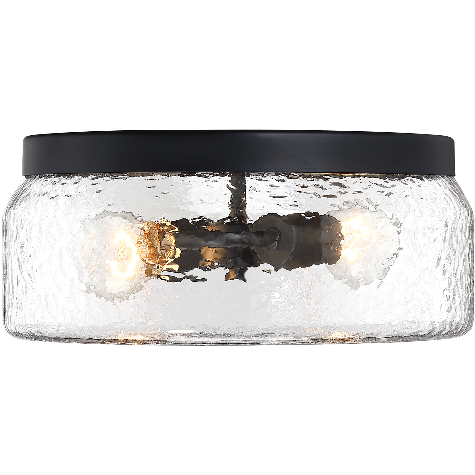 Rose Marie 2 Light 13 inch Matte Black Flush Mount Ceiling Light