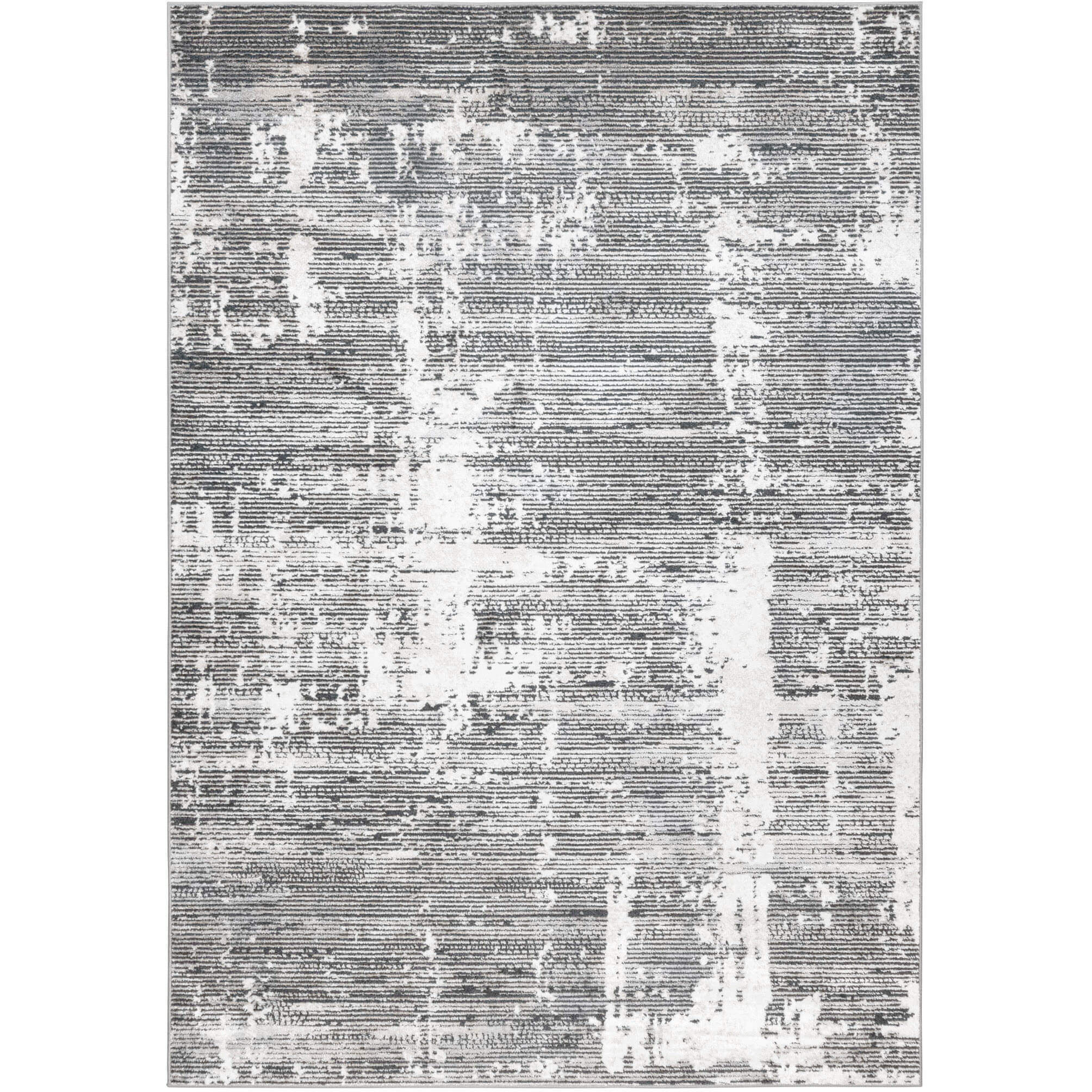 Jasmine 36 X 24 inch Black/Grey Rug in 2 x 3
