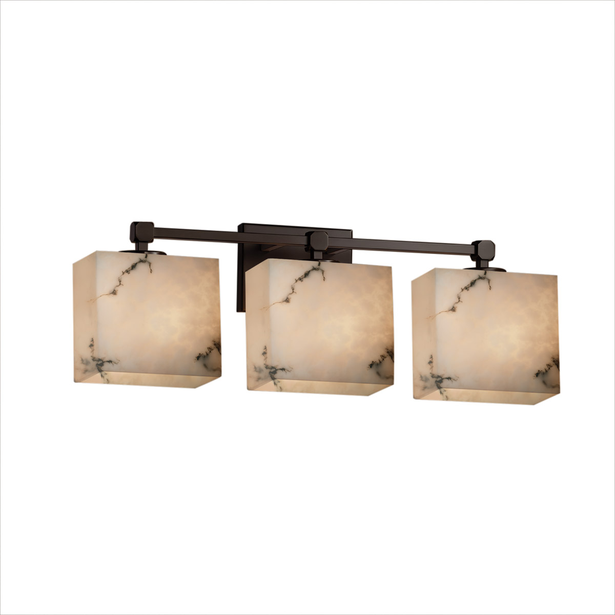LumenAria LED 23.5 inch Polished Chrome Bath Vanity Light Wall Light in 2100 Lm LED, Rectangle