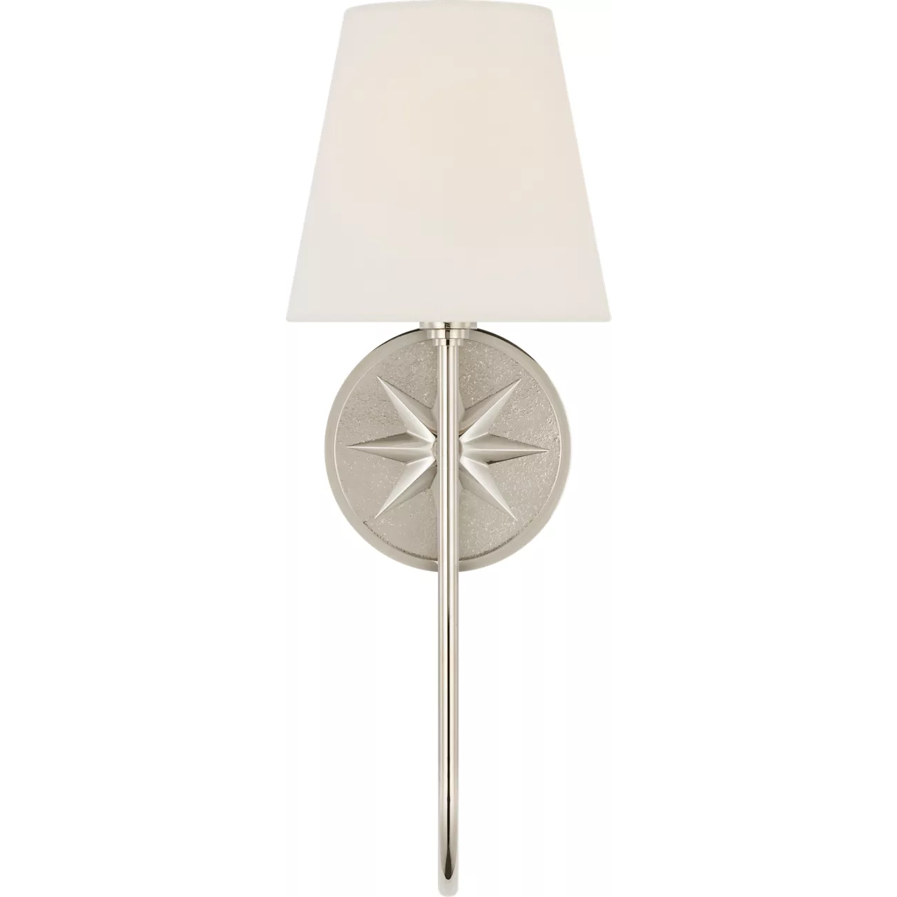 Chapman & Myers Polaris LED 6 inch Polished Nickel Single Sconce Wall Light