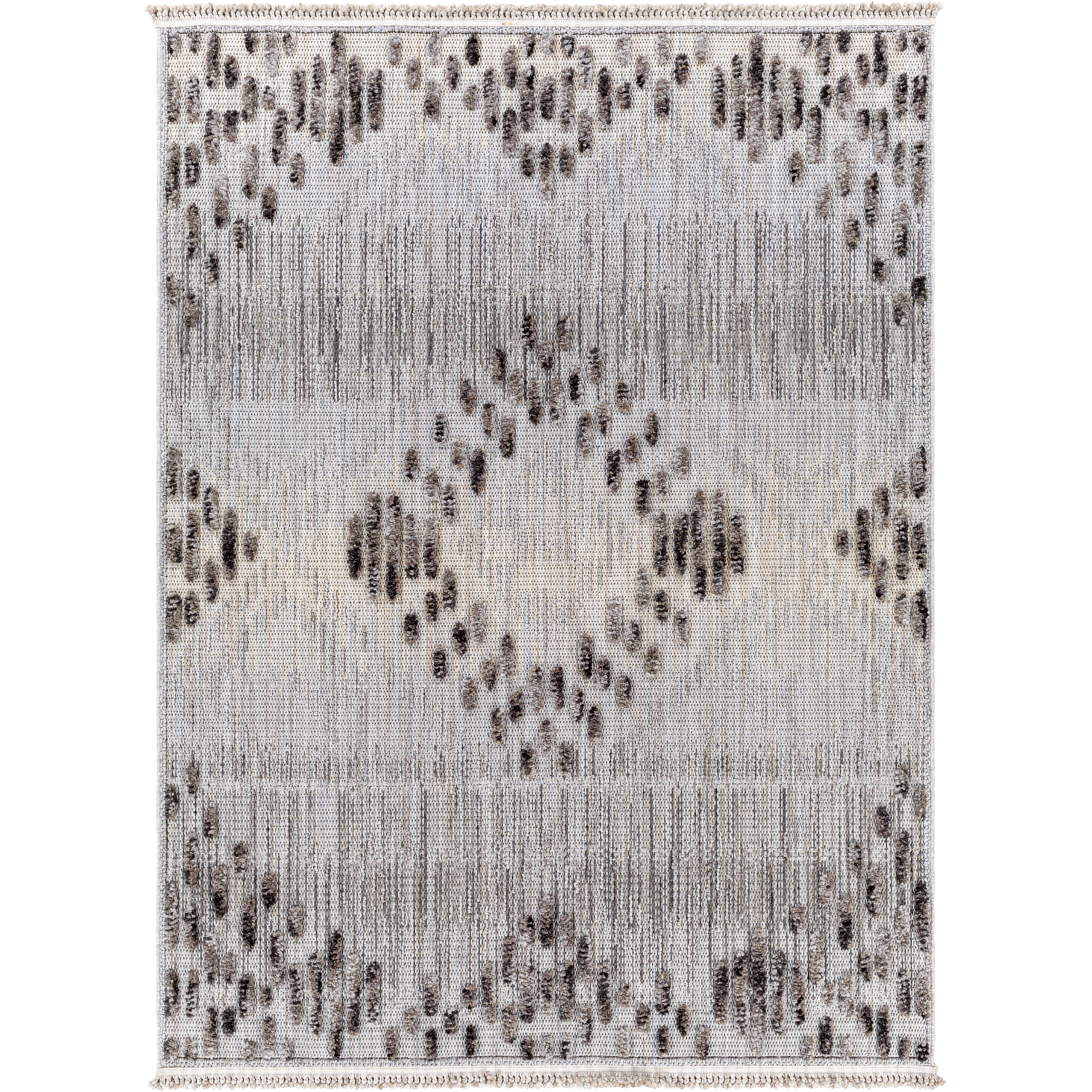 Zaragoza 84 X 63 inch Charcoal Rug, Rectangle