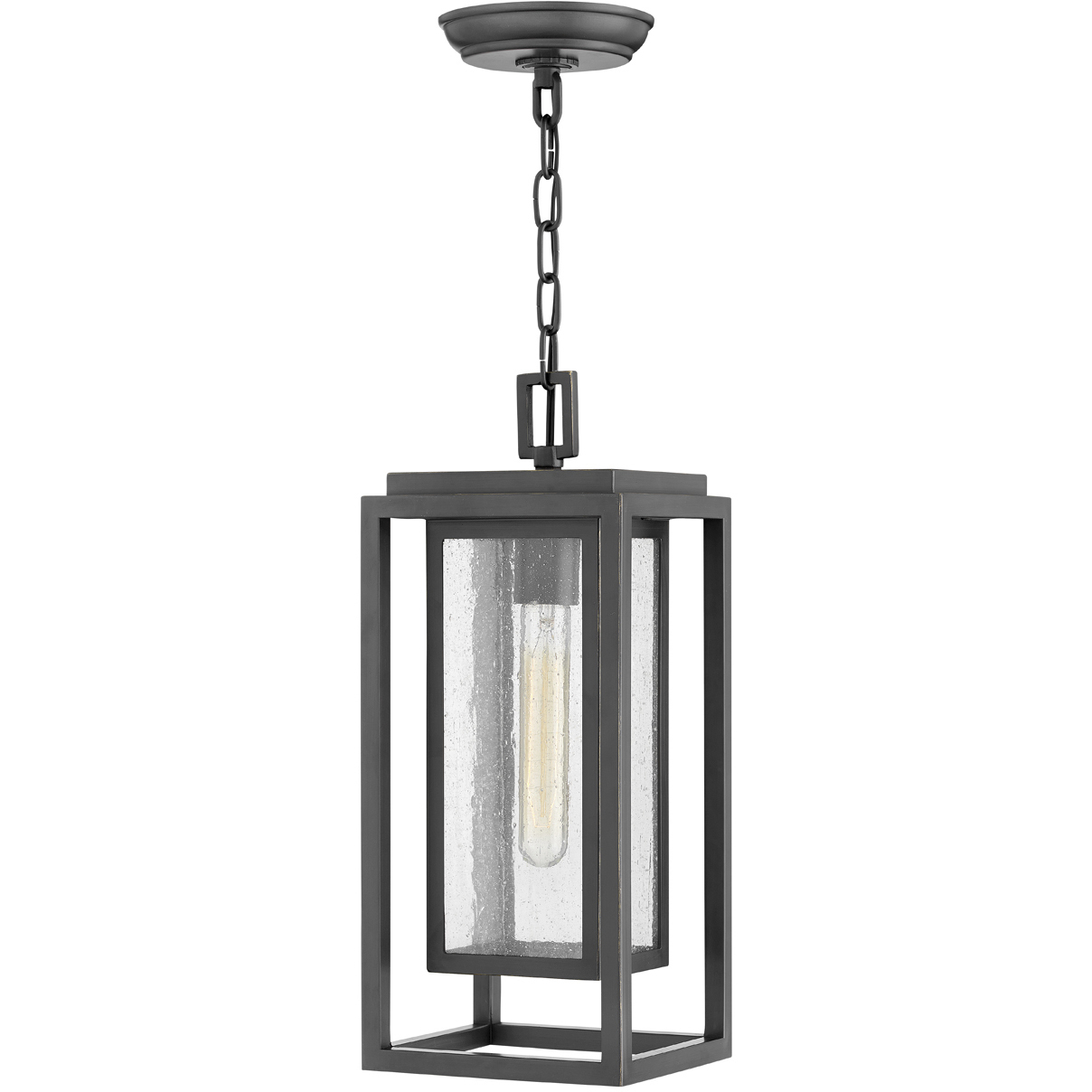 Coastal Elements Republic LED 7 inch Oil Rubbed Bronze Outdoor Hanging Lantern in 12V LED, Estate Series