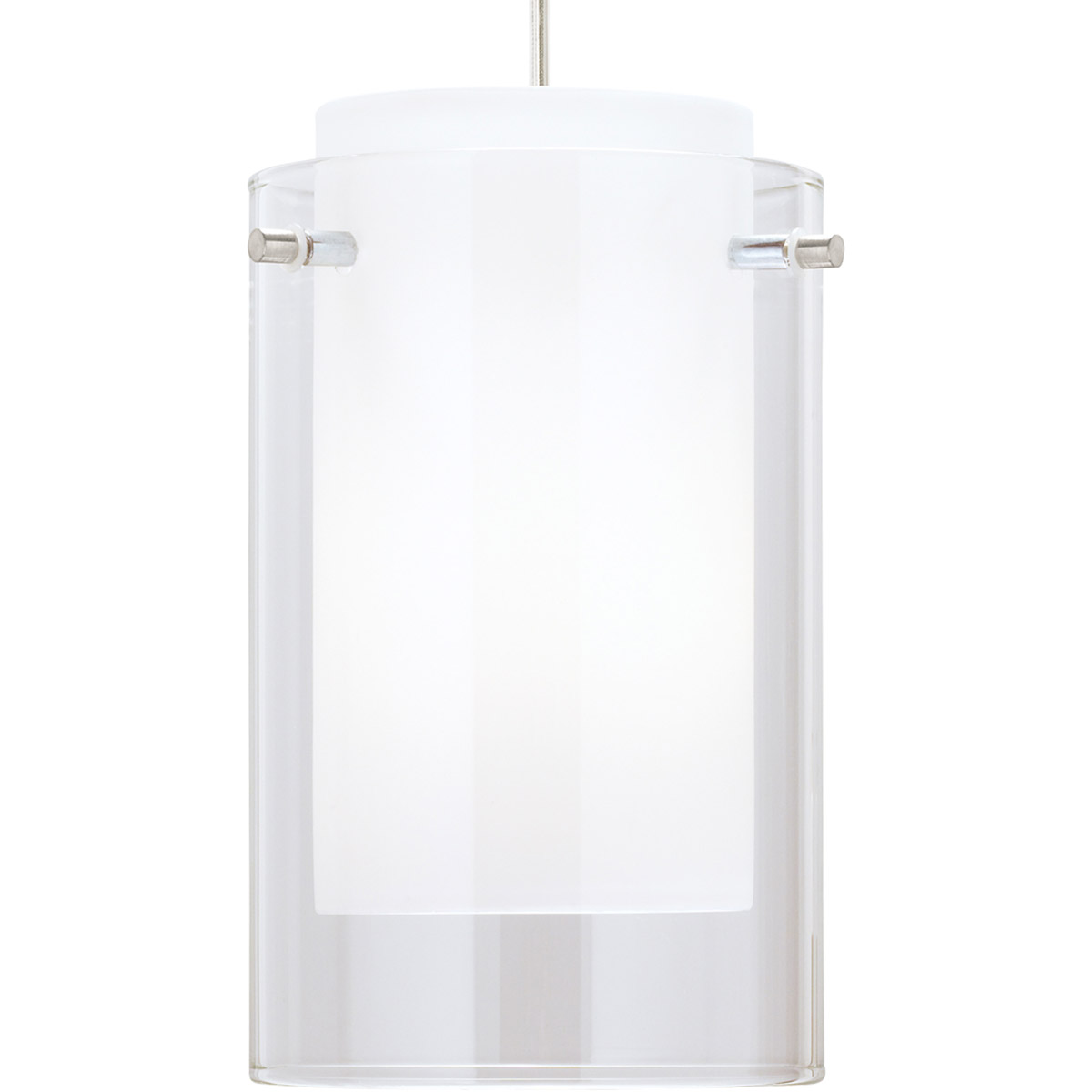 Echo LED 5 inch White Pendant Ceiling Light in LED 90 CRI 2700K