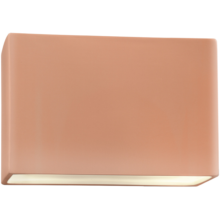Ambiance Collection LED 6 inch Gloss Blush Outdoor Wall Sconce