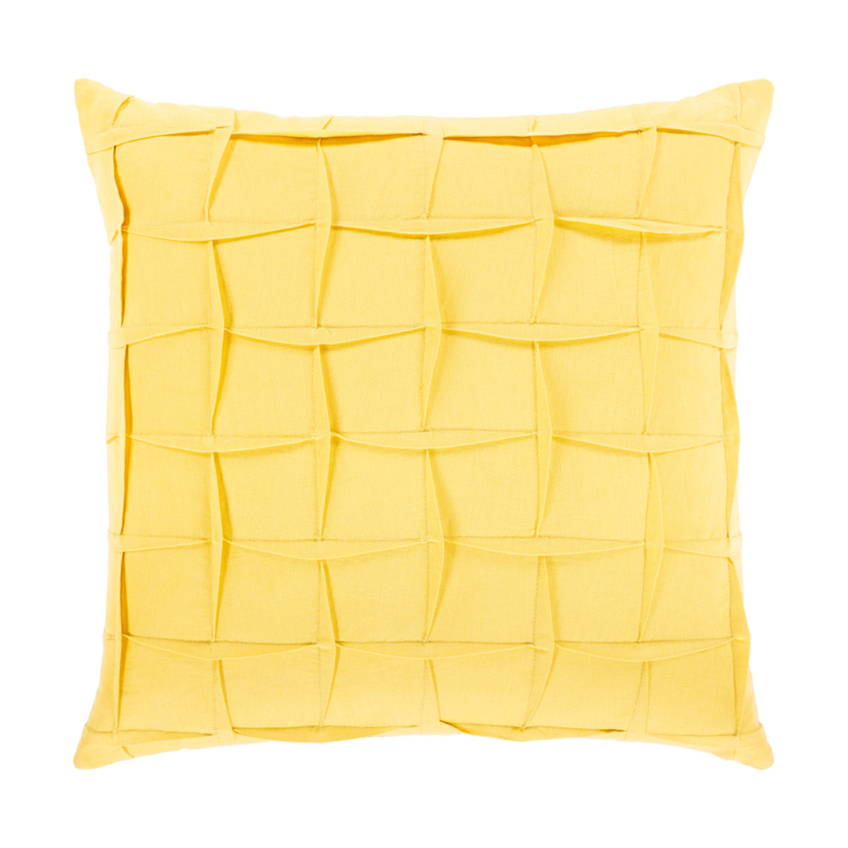 Halen 20 X 20 inch Bright Yellow Pillow Kit, Square