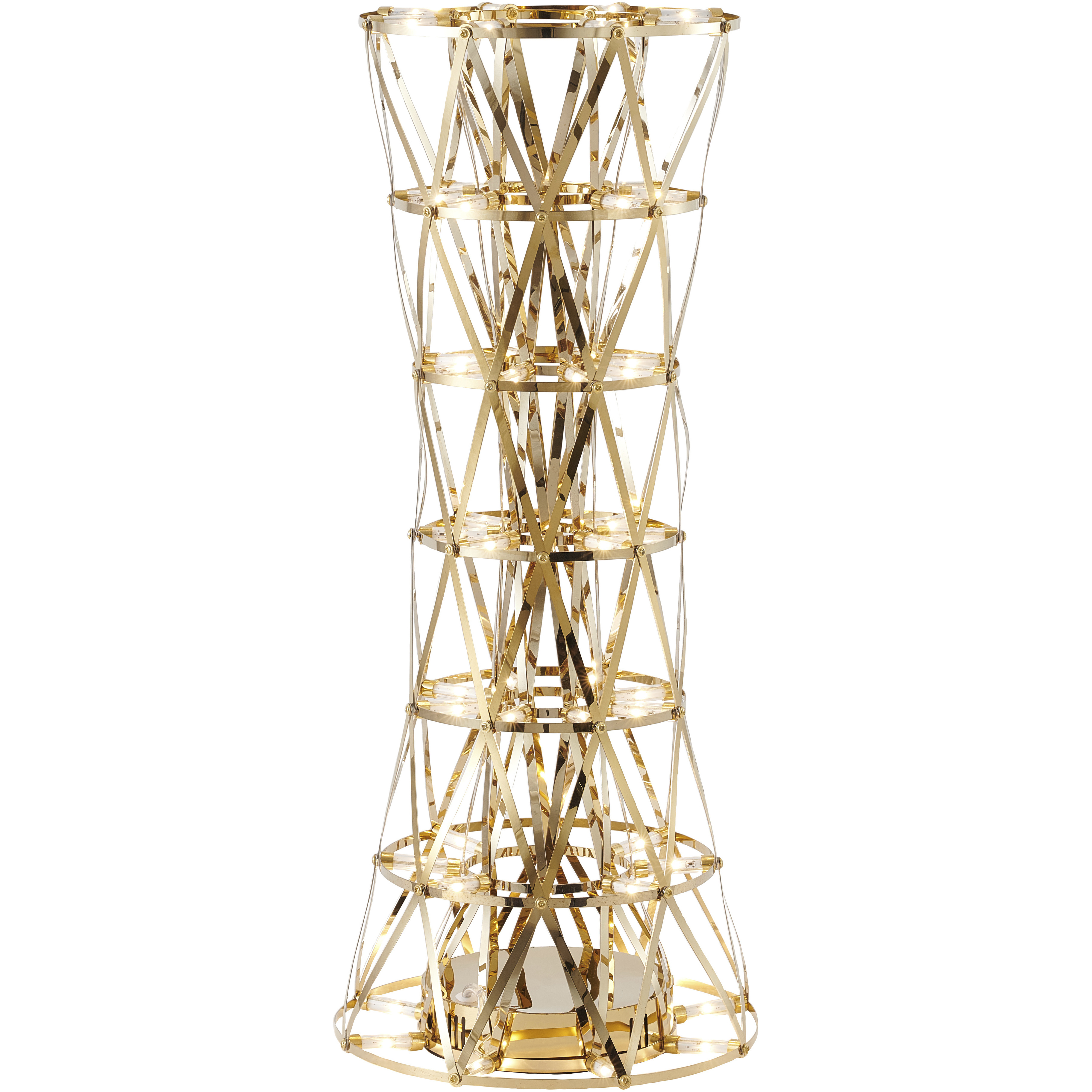Canada 24 inch 0.30 watt Gold Table Lamp Portable Light