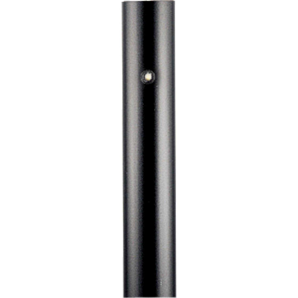 Outdoor Posts 84 inch Matte Black Outdoor Aluminum Post in Photocell Included, with Photocell