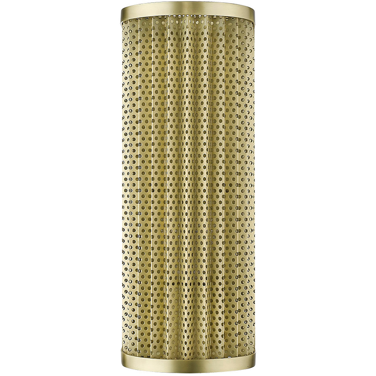 Basetti 1 Light 5 inch Gold Sconce Wall Light