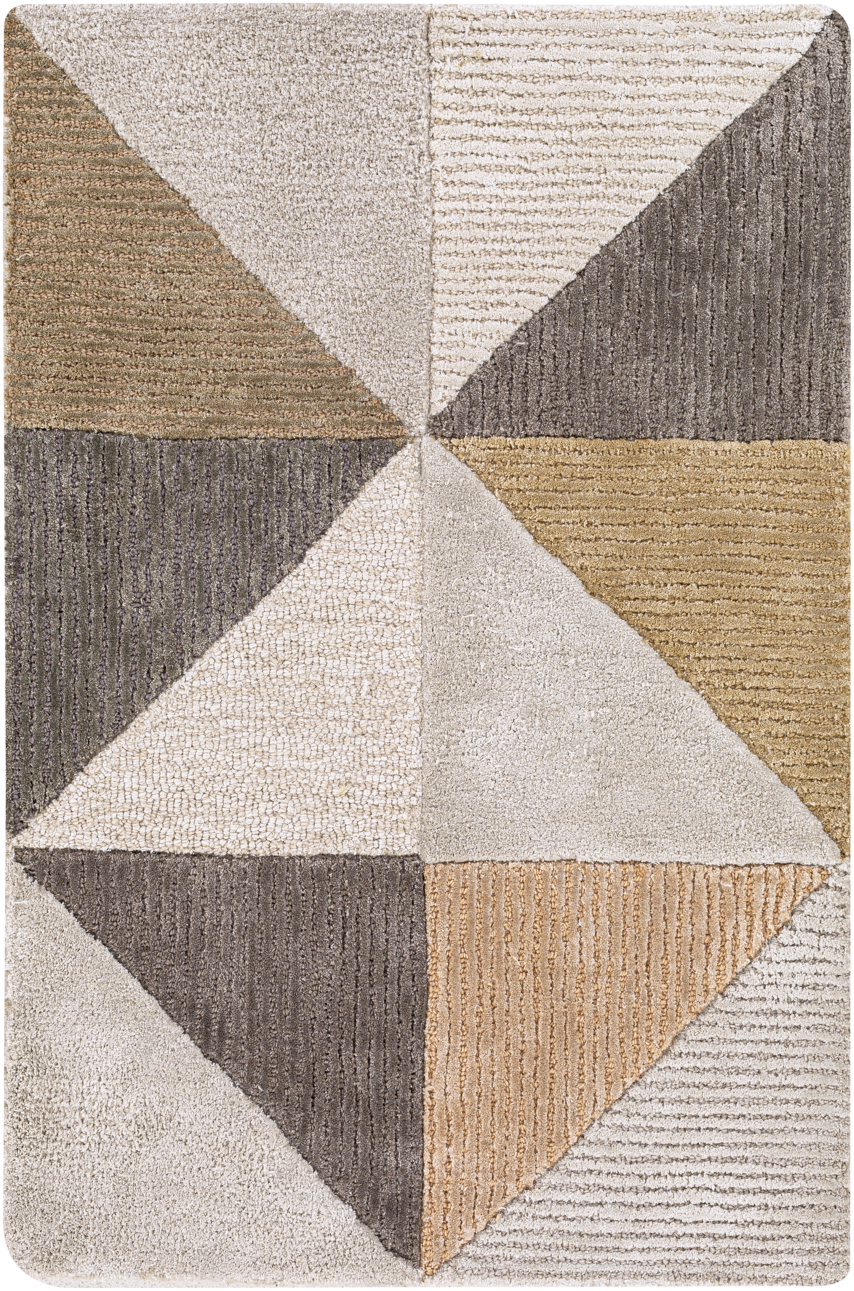 Glasgow 36 X 24 inch Light Beige Rug in 2 x 3, Rectangle