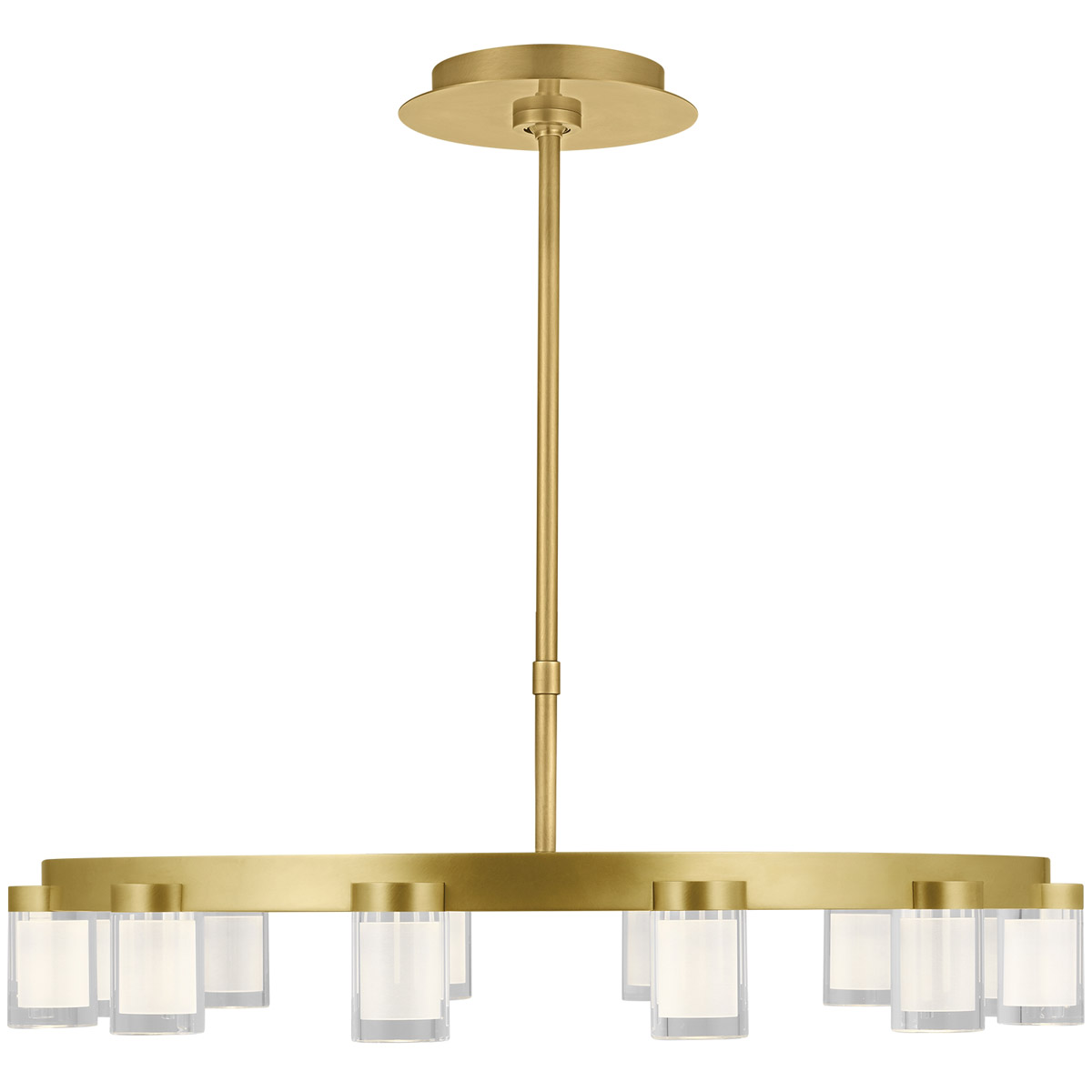 Kelly Wearstler Esfera LED 32 inch Natural Brass Chandelier Ceiling Light in LED 90 CRI 2700K 277V, Integrated LED