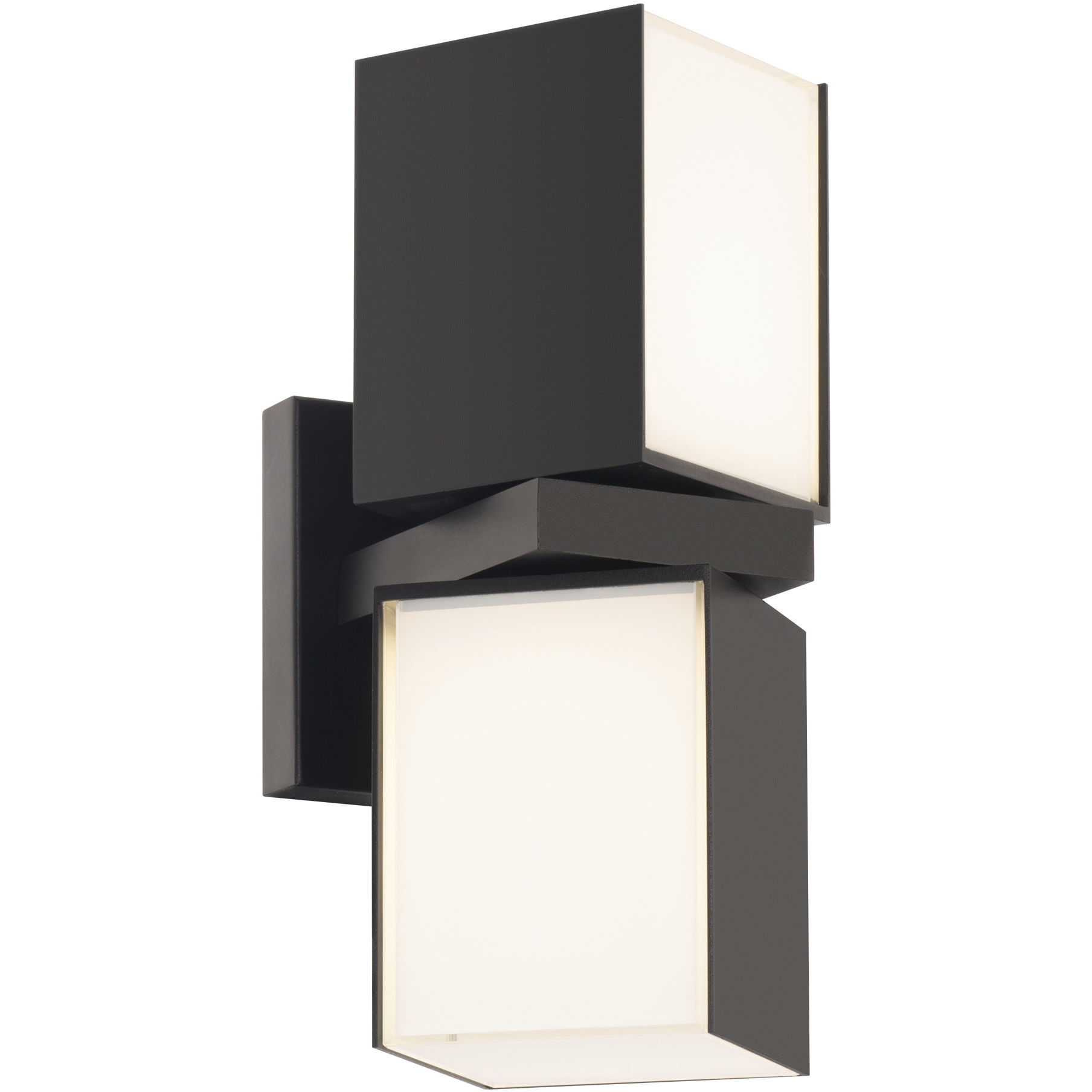 Vaiation LED 12.5 inch Black Outdoor Wall Light in 4000K, dweLED