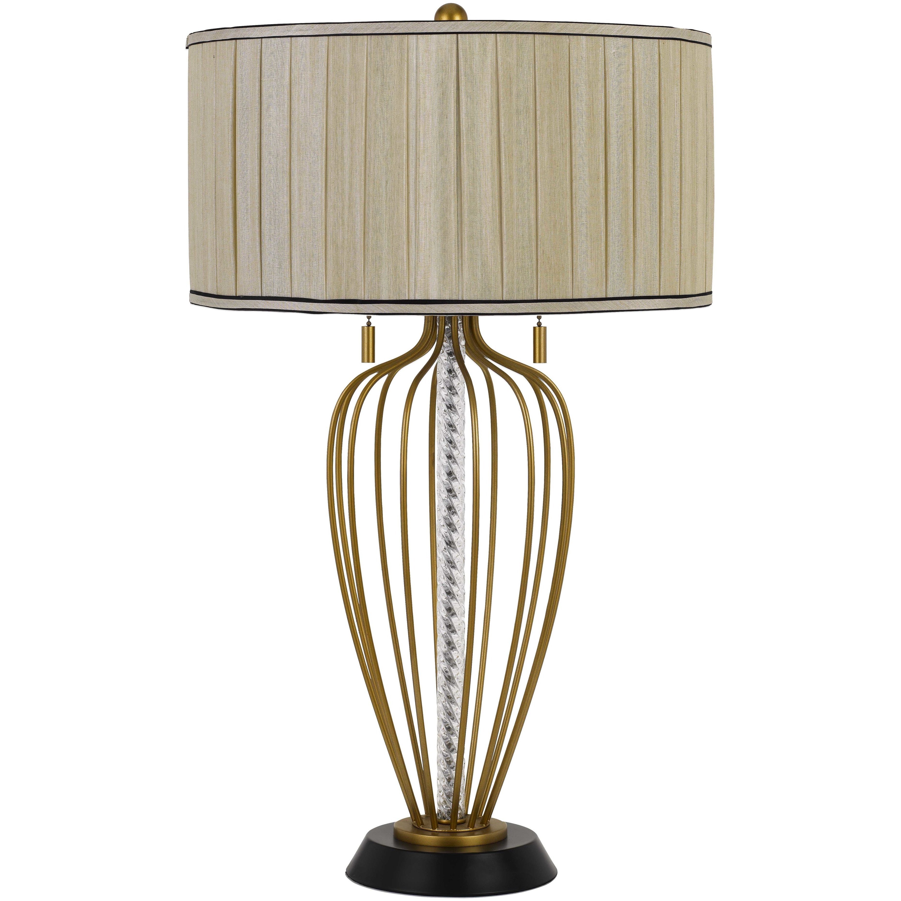 Laval 31 inch 60 watt Antique Brass and Black Table Lamp Portable Light