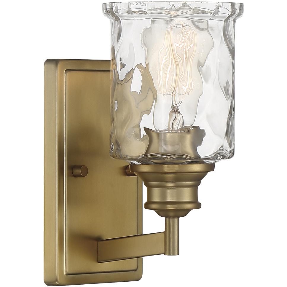 Drake 1 Light 5 inch Brushed Gold Wall Sconce Wall Light