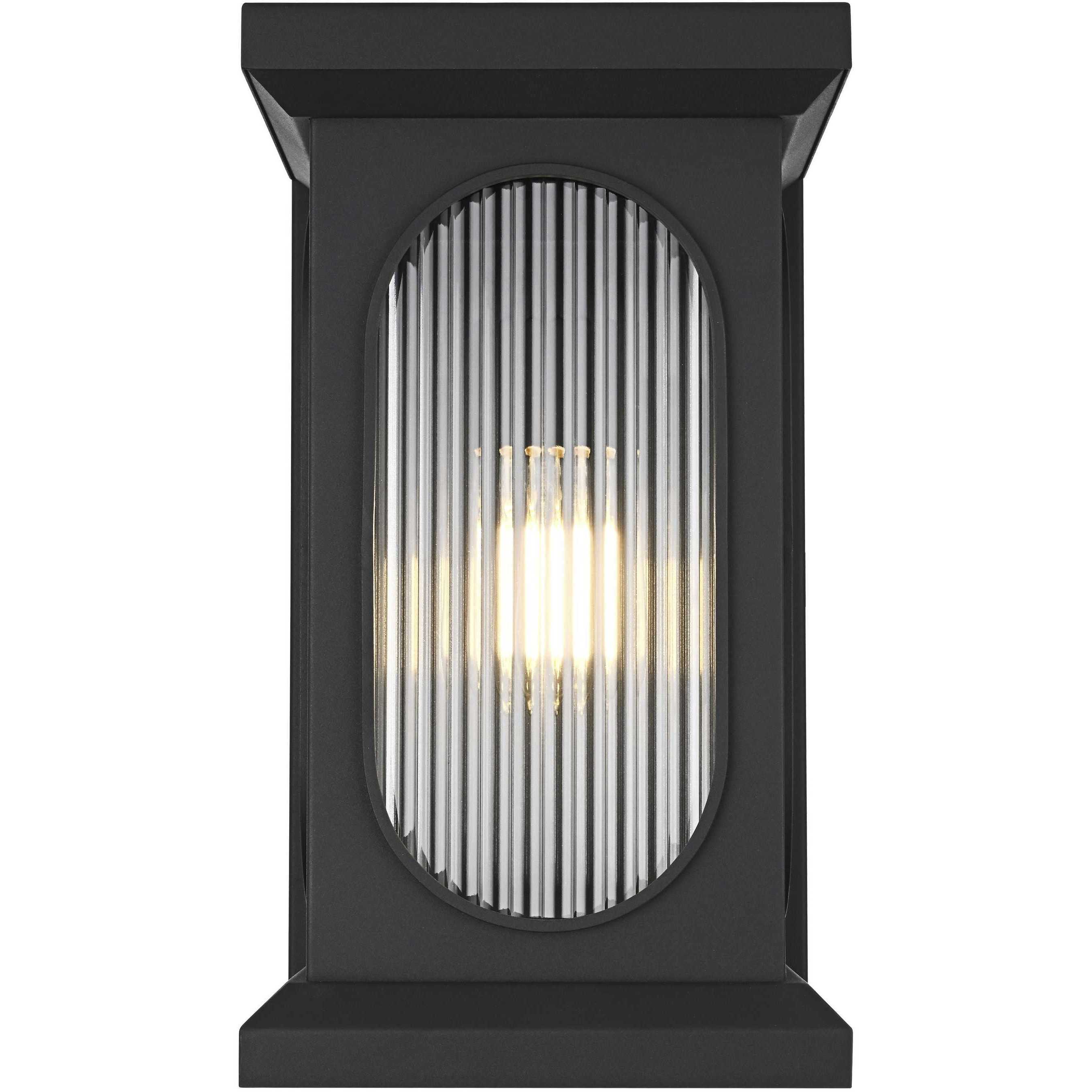 Sevyn 1 Light 17 inch Black Outdoor Wall Sconce