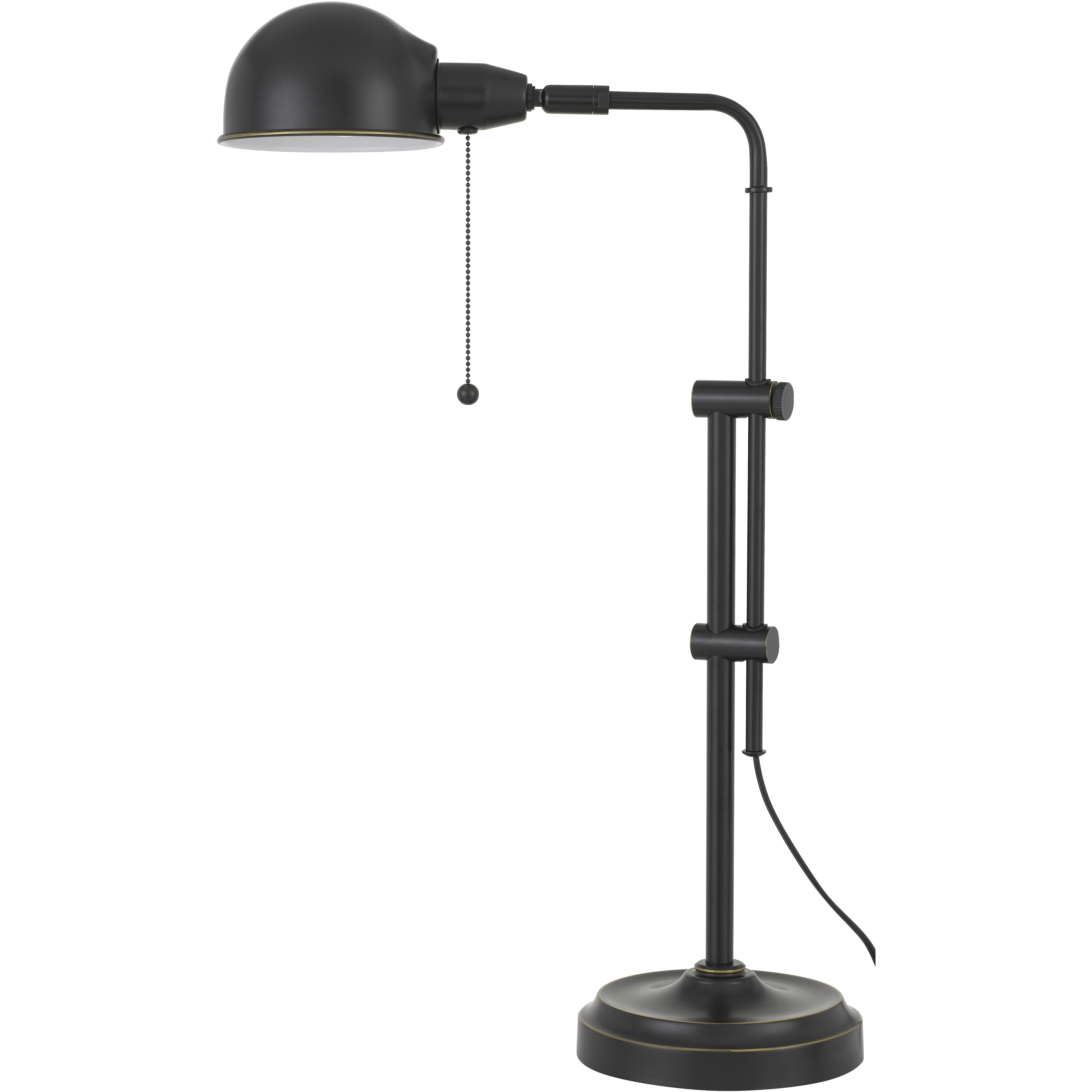 Croby 24 inch 60 watt Oil Rubbed Bronze Pharmacy Desk Lamp Portable Light