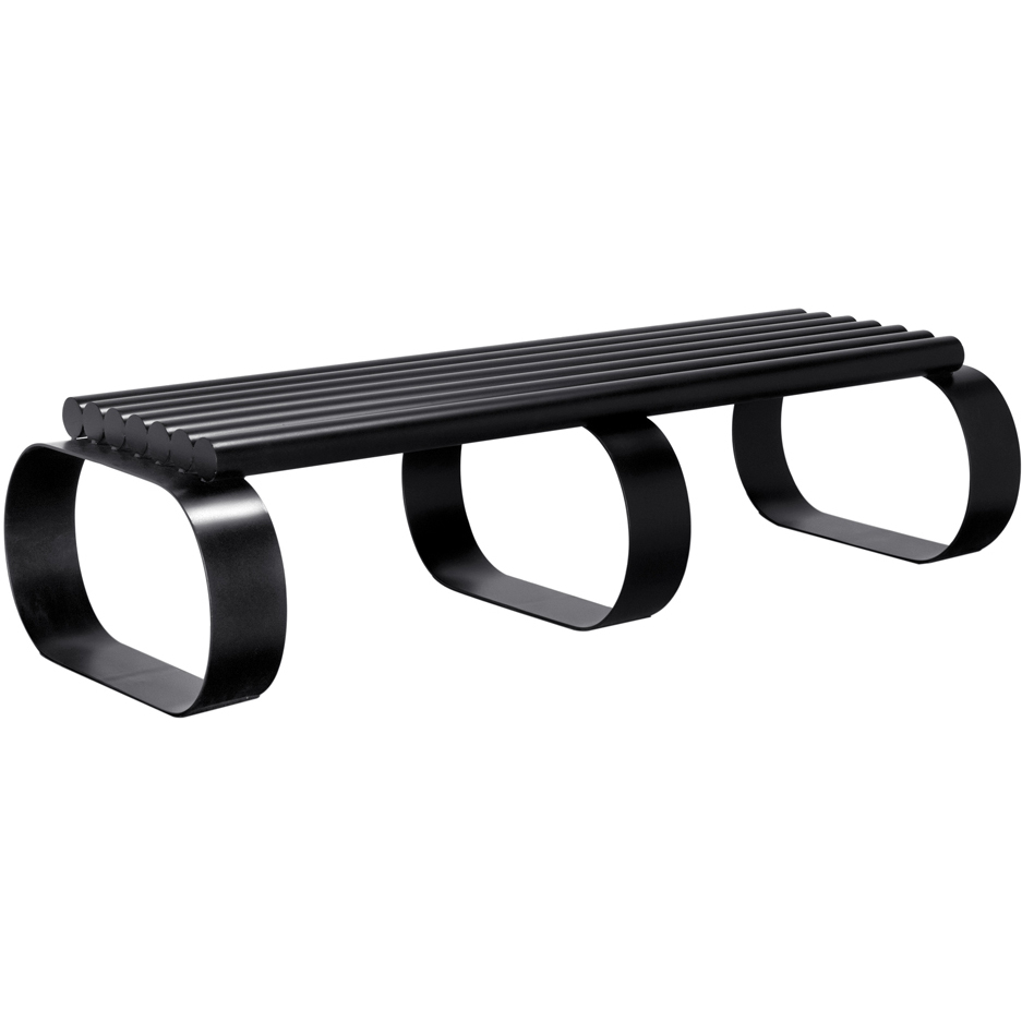 Satish Matte Black Bench