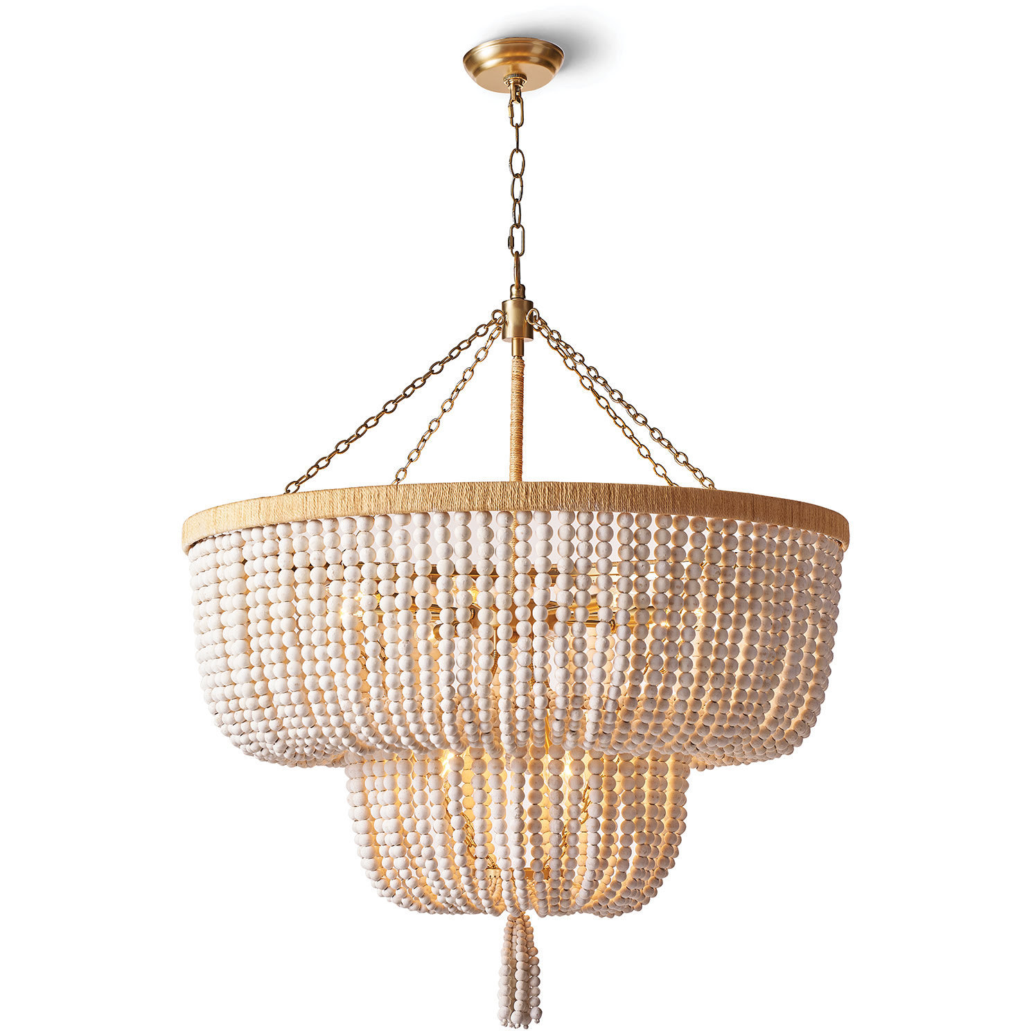 Cameron 12 Light 32 inch White Chandelier Ceiling Light