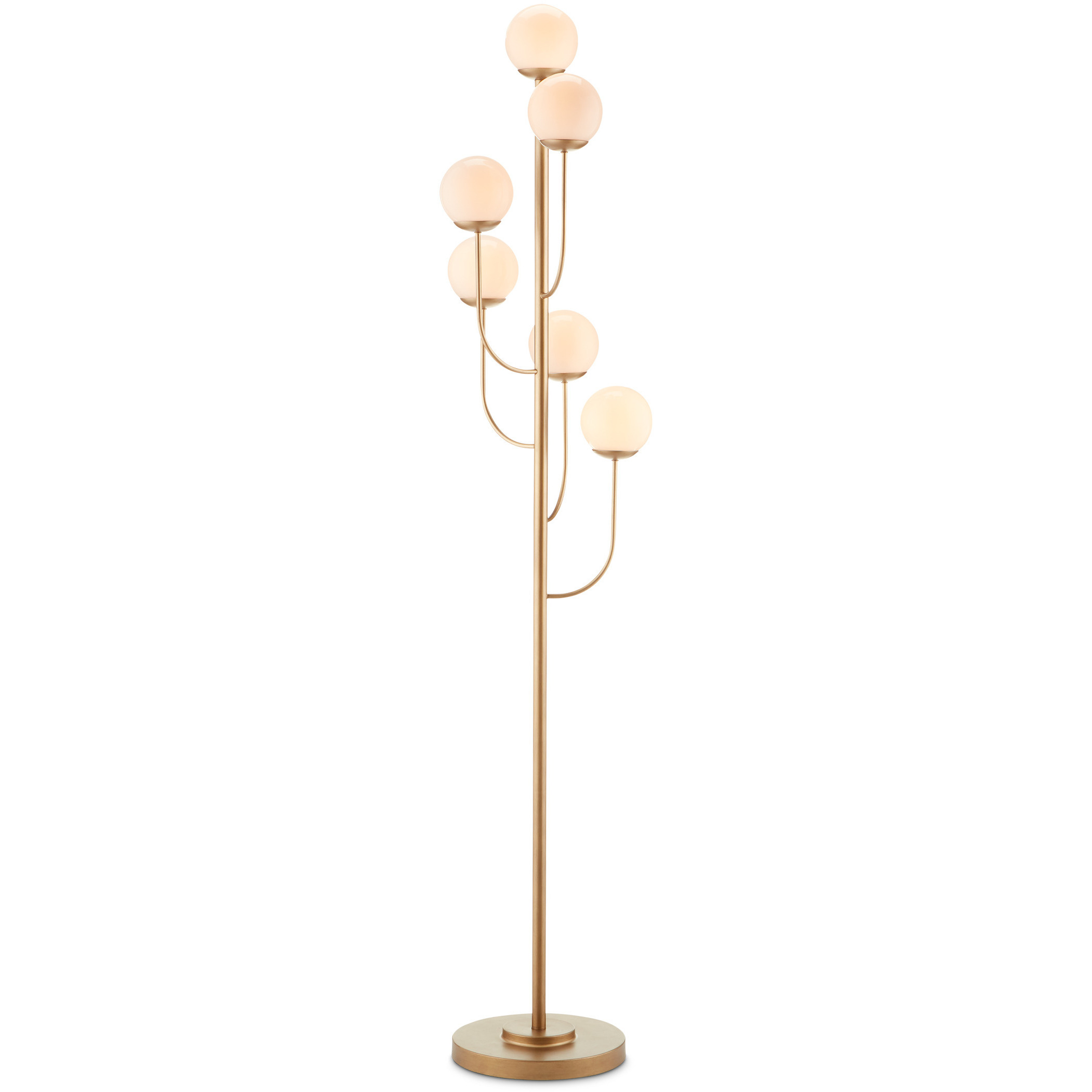 Farnsworth 72 inch 25 watt Brass Floor Lamp Portable Light
