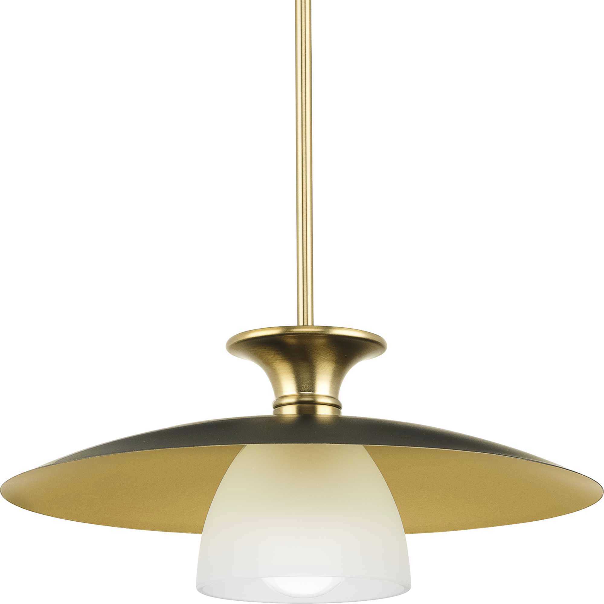 Trimble 1 Light 18 inch Brushed Bronze Pendant Ceiling Light, Design Series
