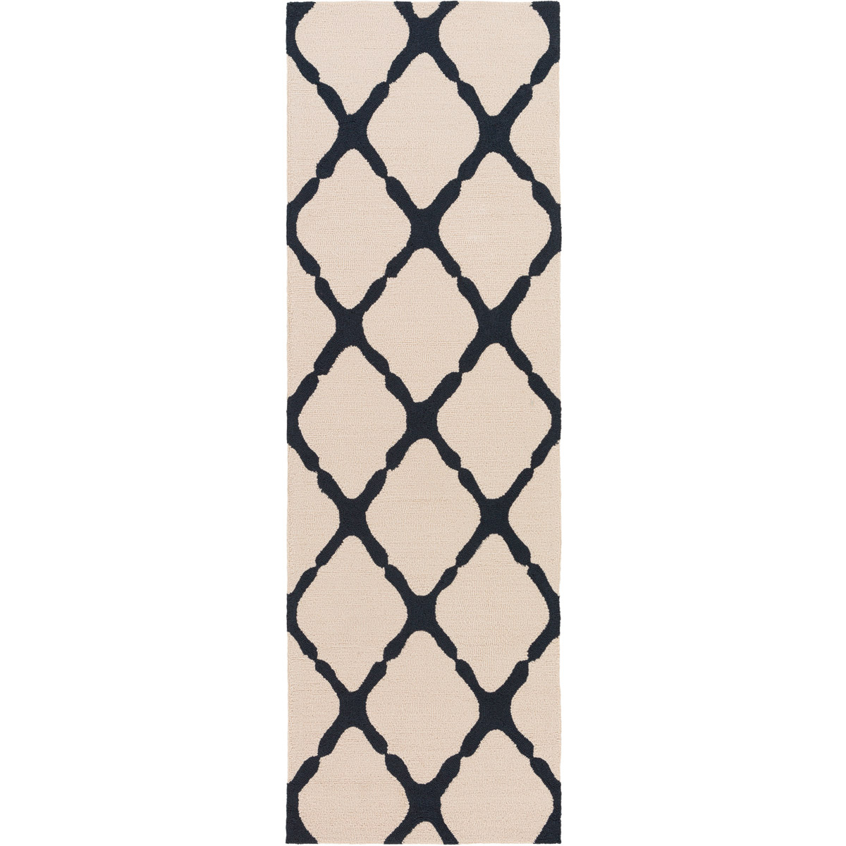 Rain 96 X 30 inch Ivory, Navy Rug
