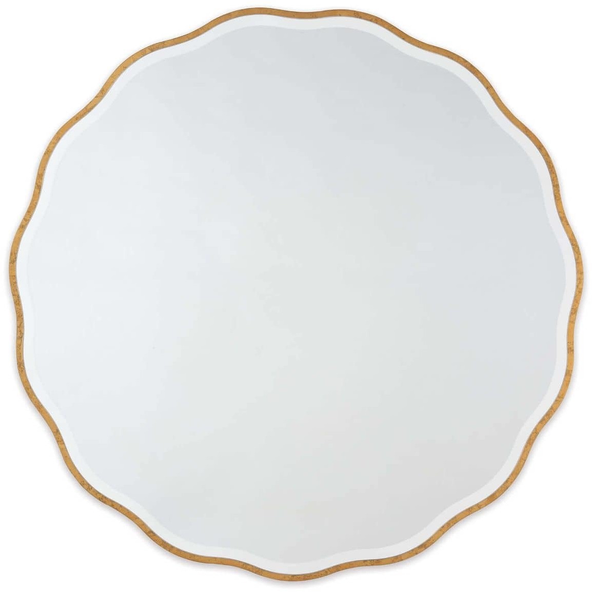 Candice 32 X 32 inch Gold Leaf Mirror, Small
