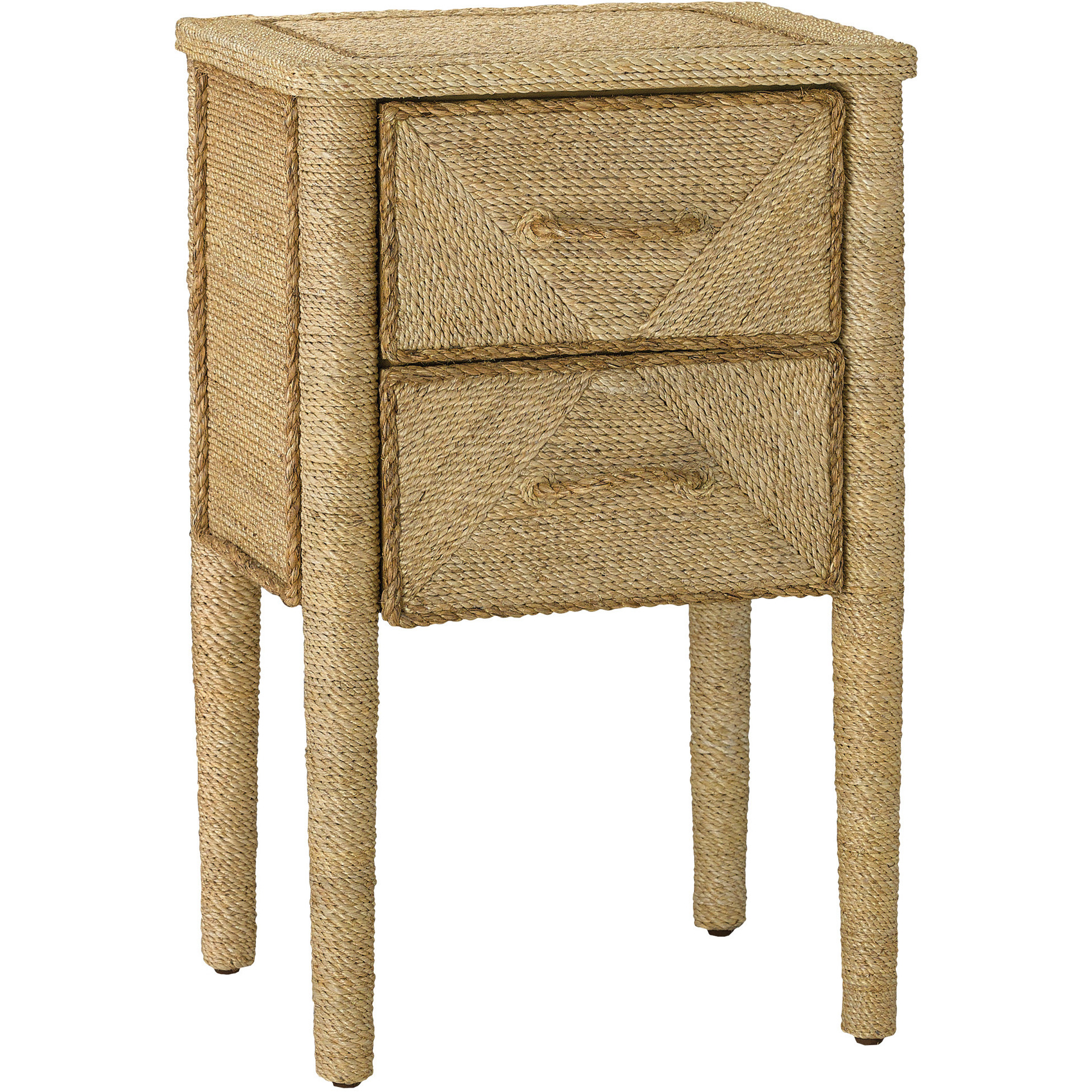 Kaipo 28.25 X 18 inch Natural Nightstand